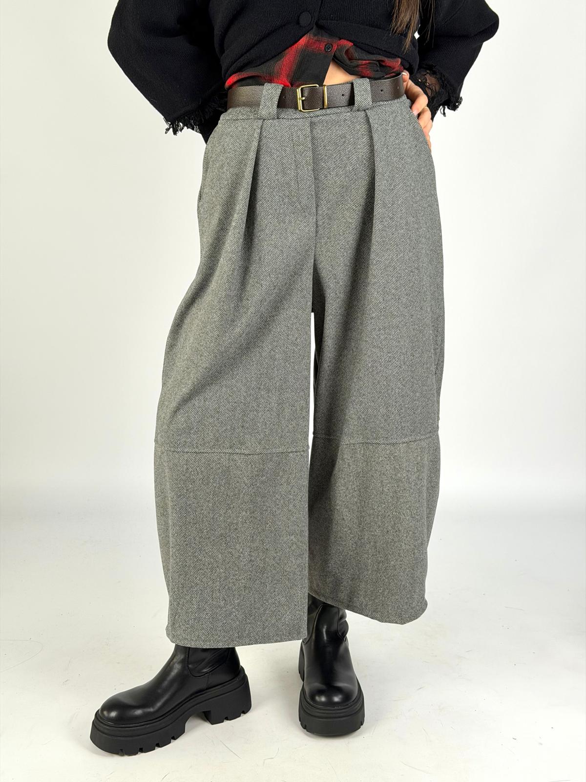 Pantalone Mulan grigio