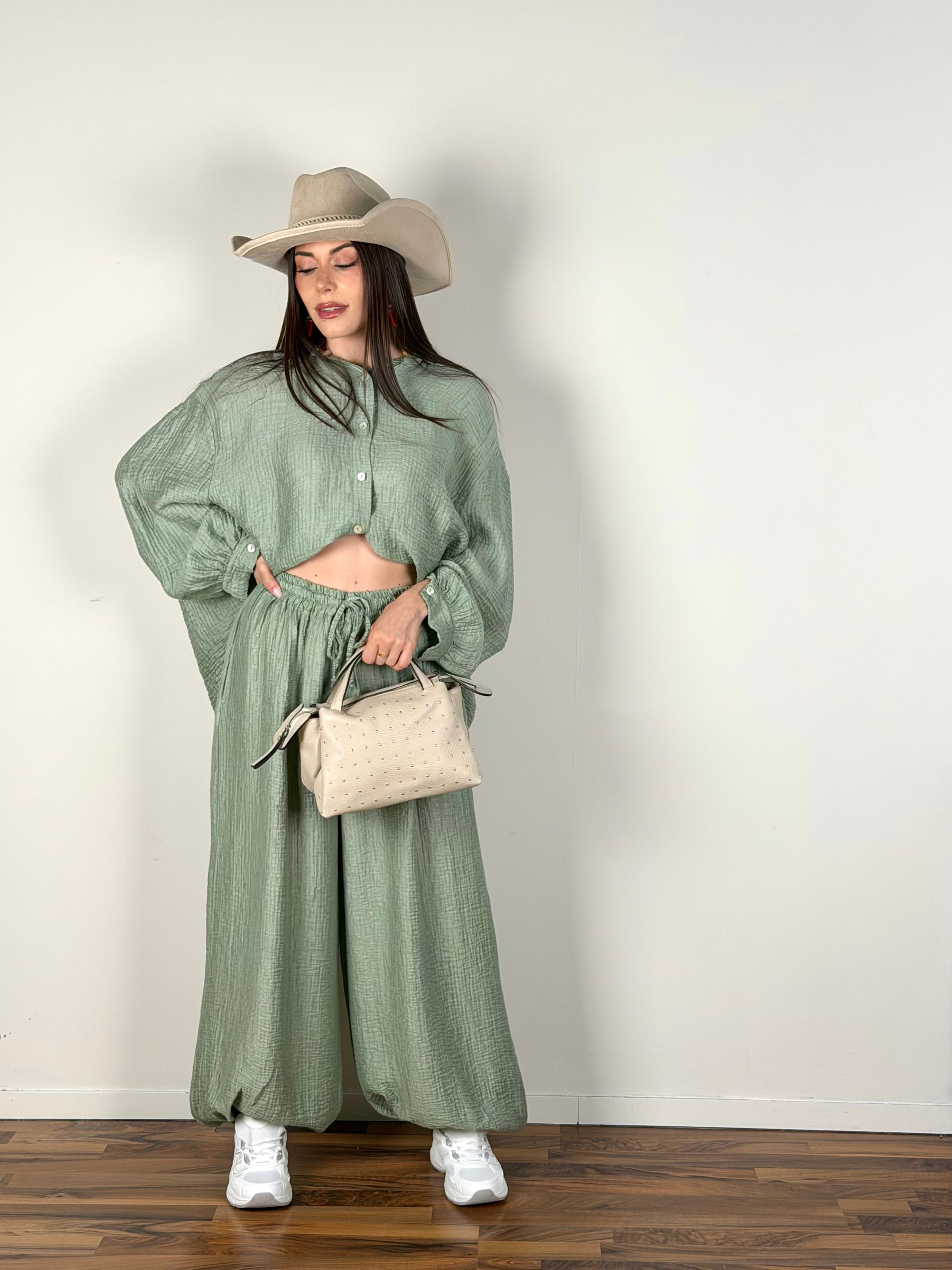 Pantalone completo Sweet verde