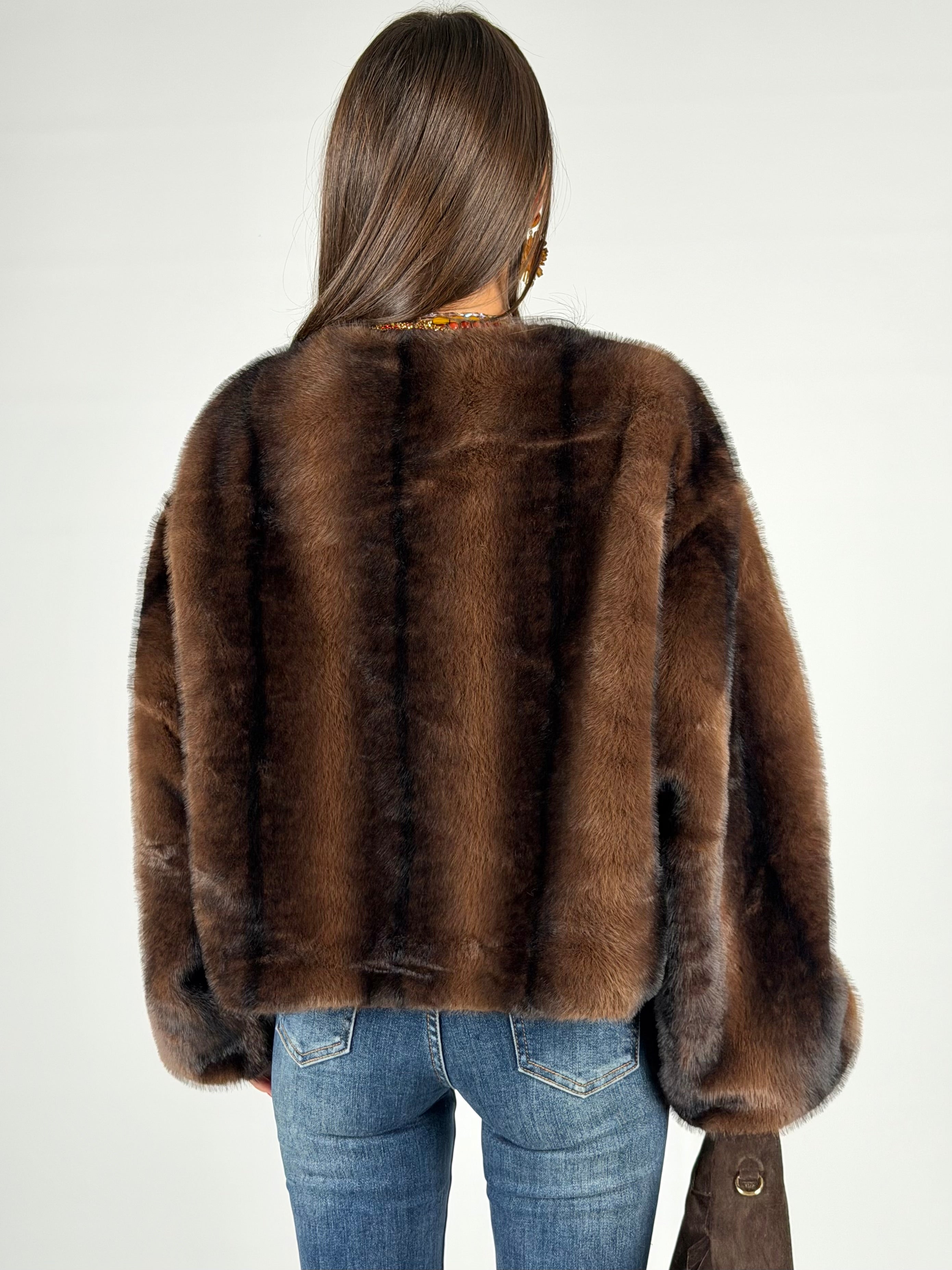 Pelliccia Stelle moro