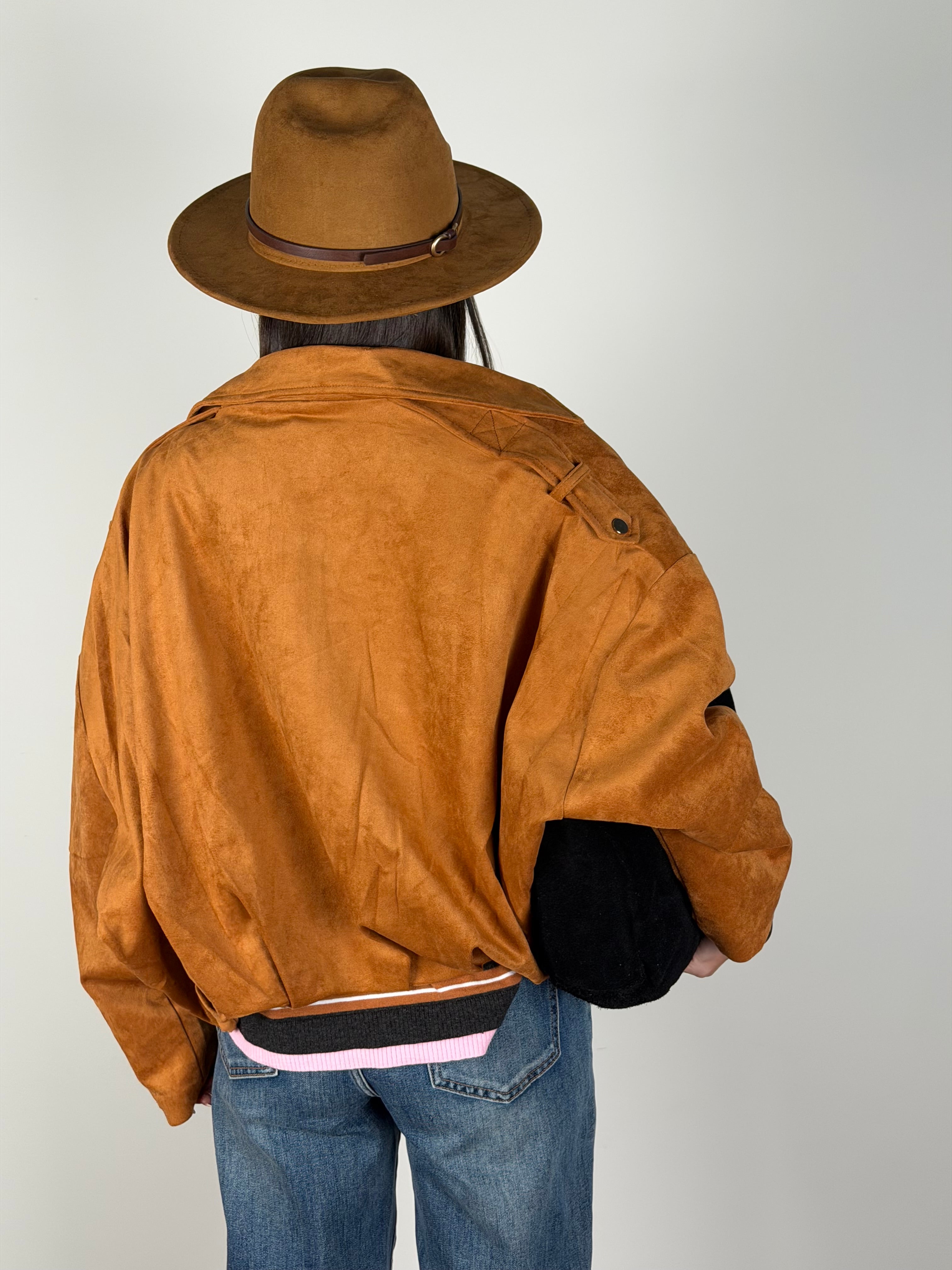 Bomber scamosciato Leonard