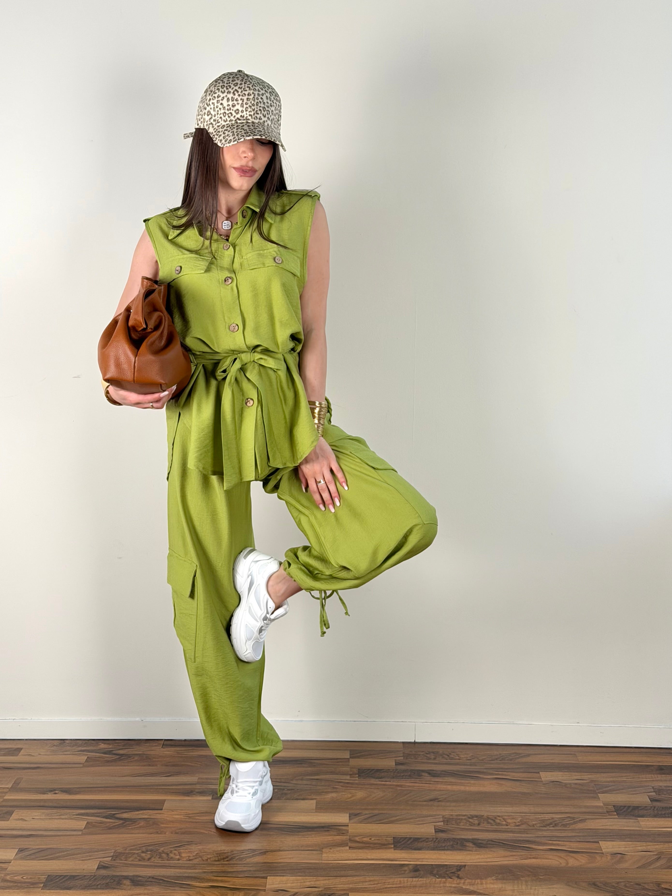 Pantalone Twist verde