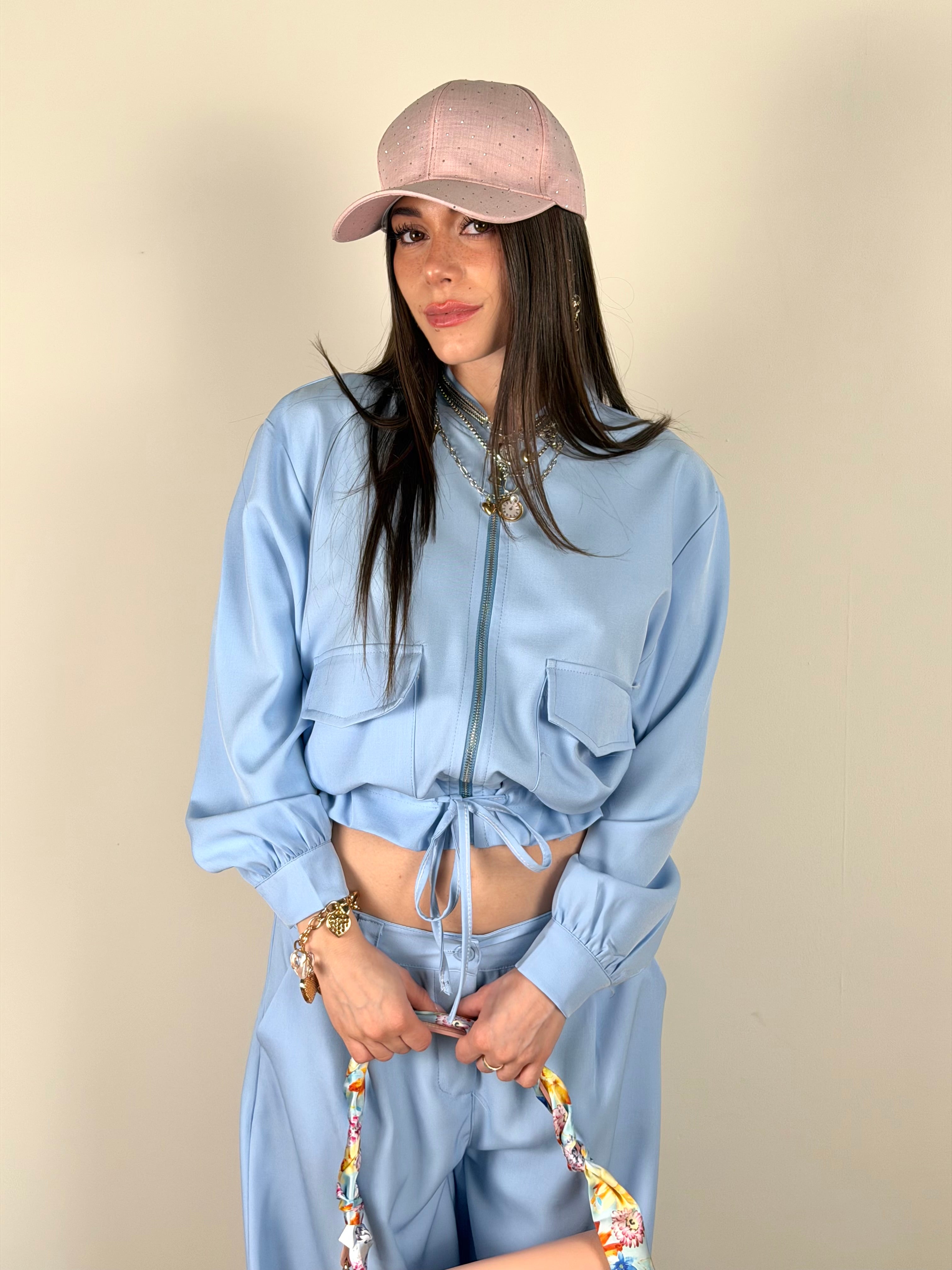 Camicia Sally celeste