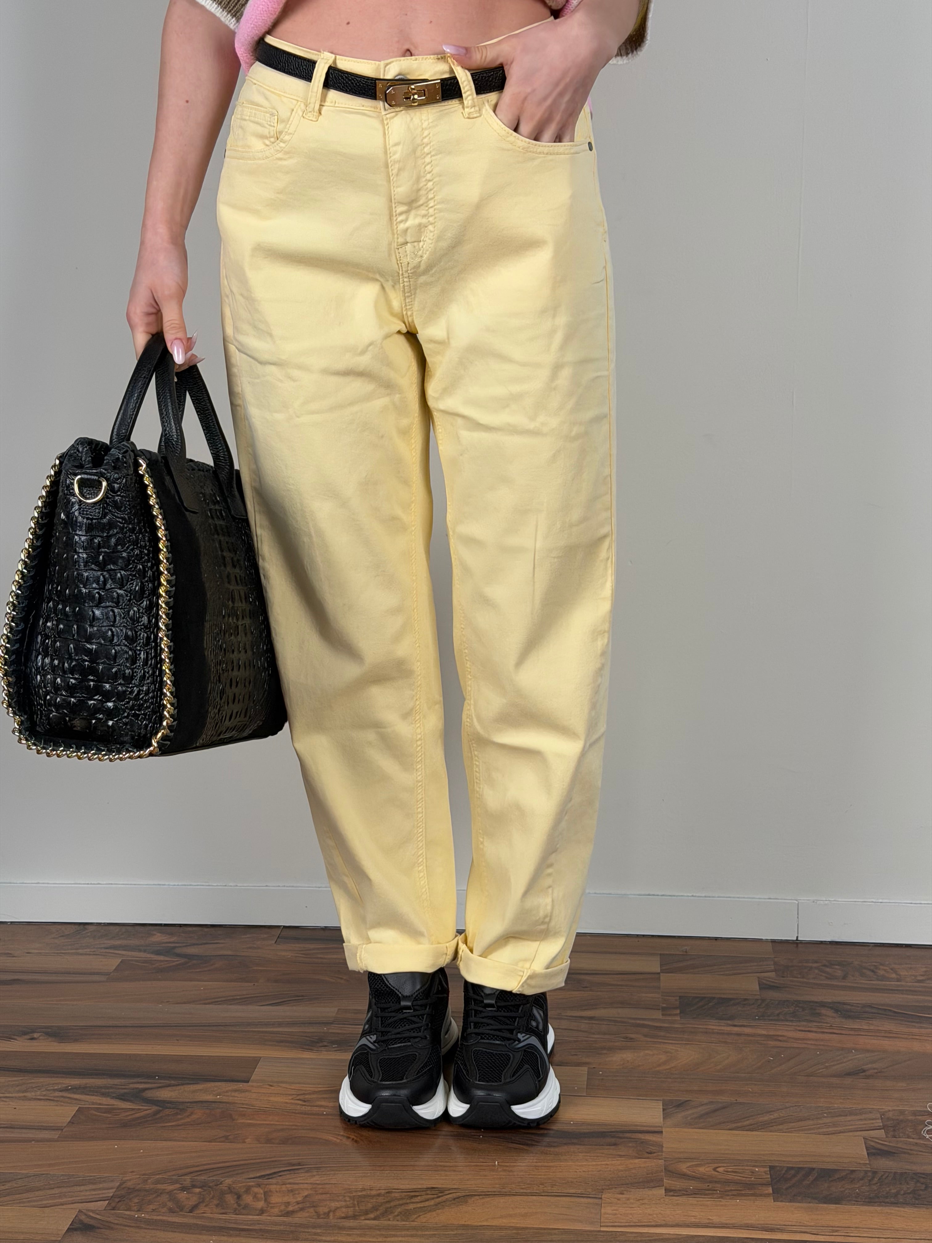 Jeans Kira giallo