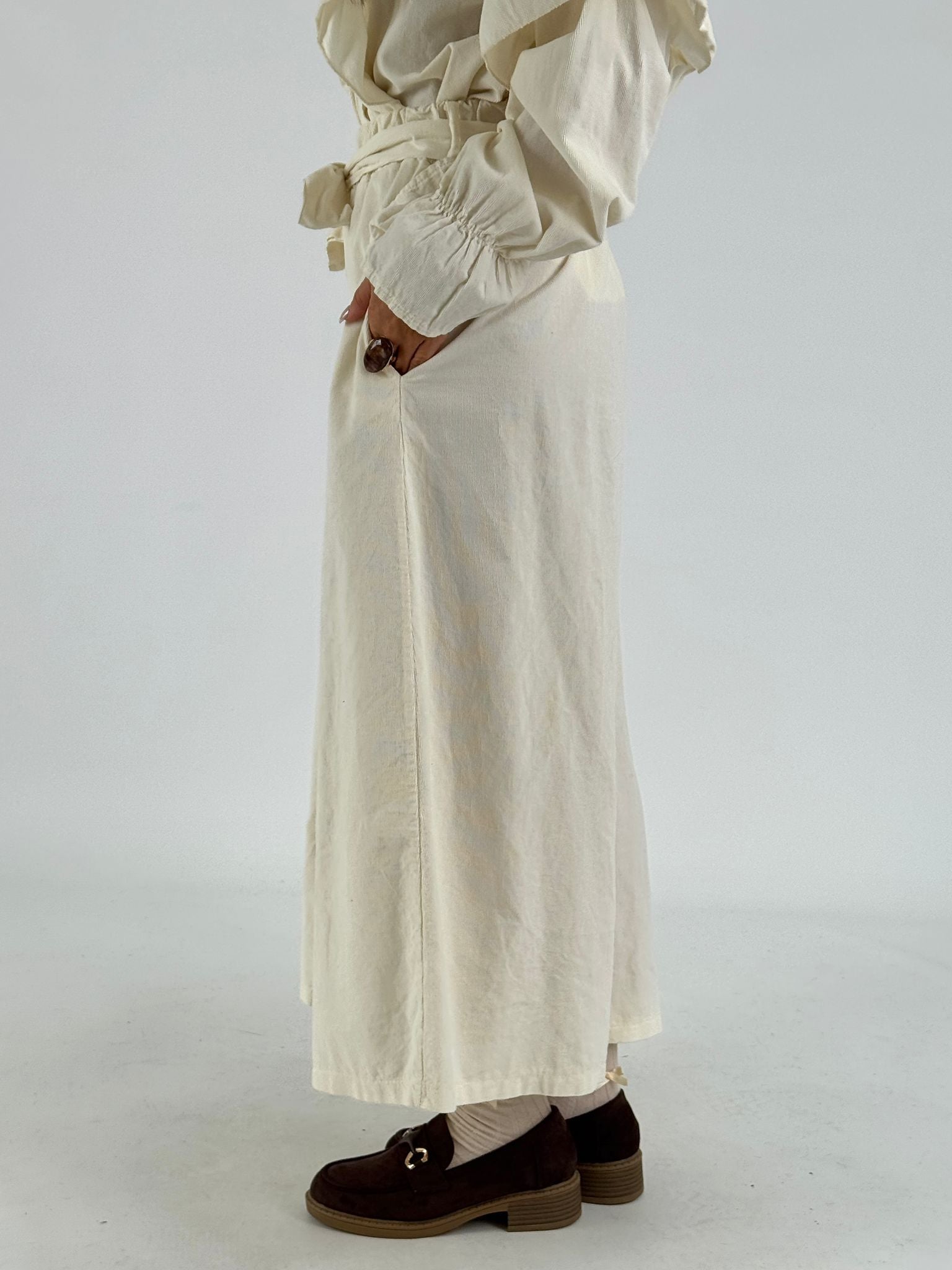 Pantalone valencia beige