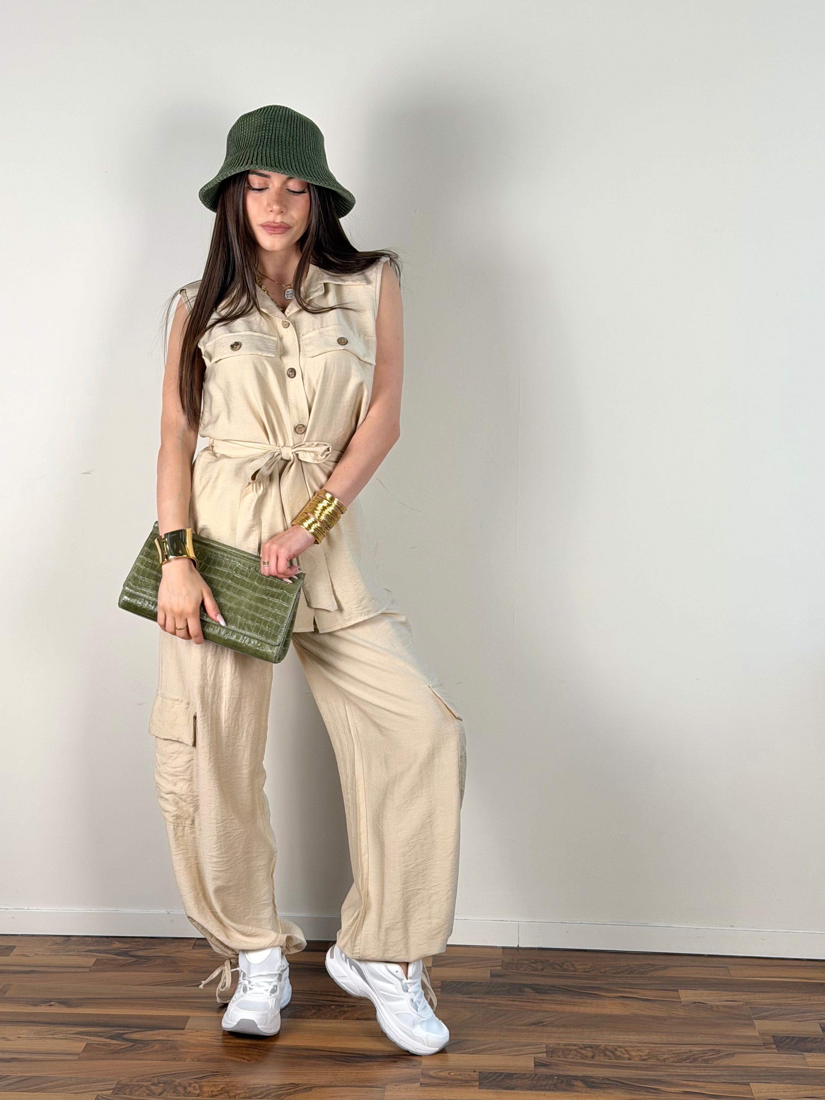 Pantalone Twist beige