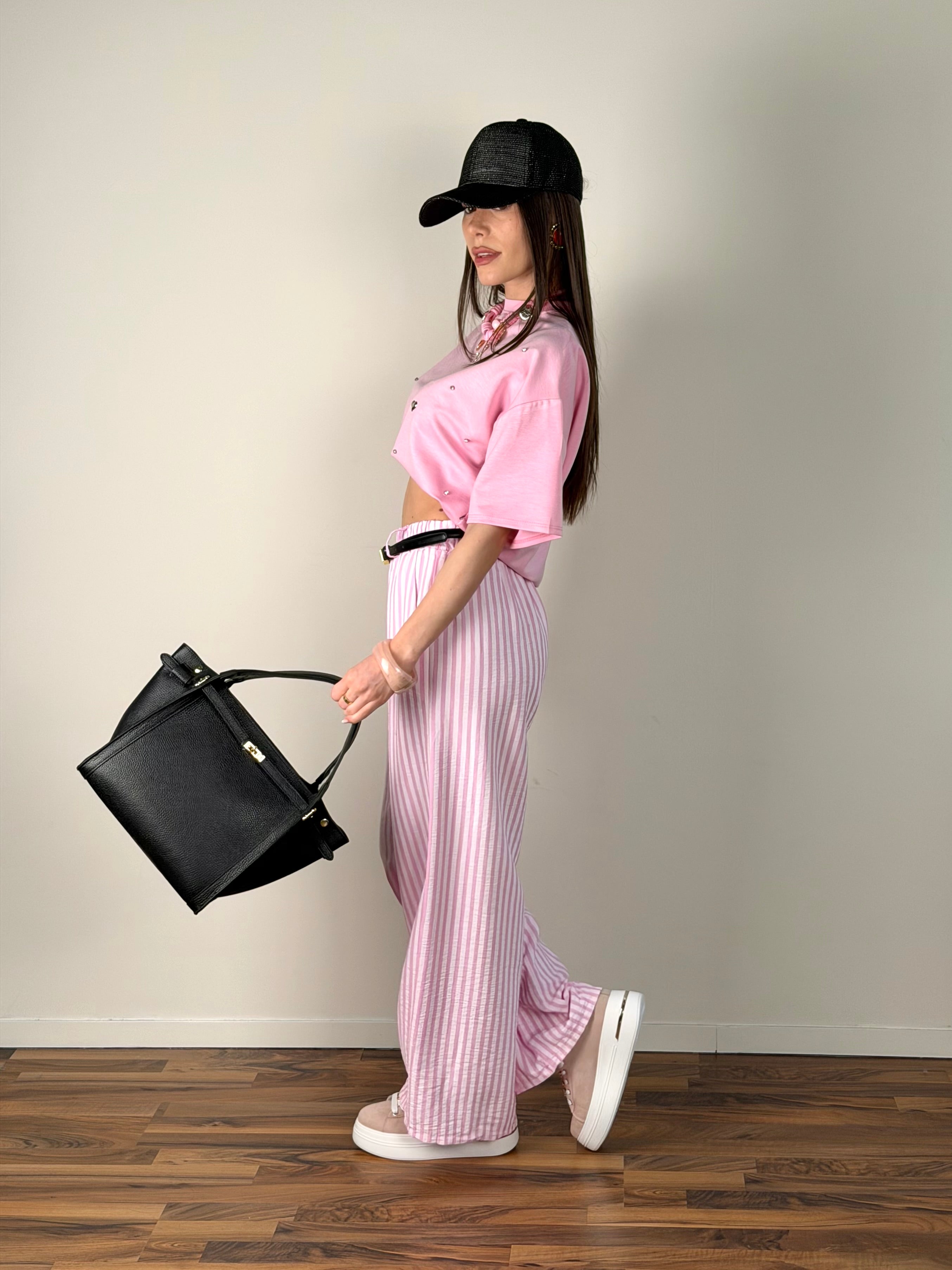 T-shirt Essenza rosa