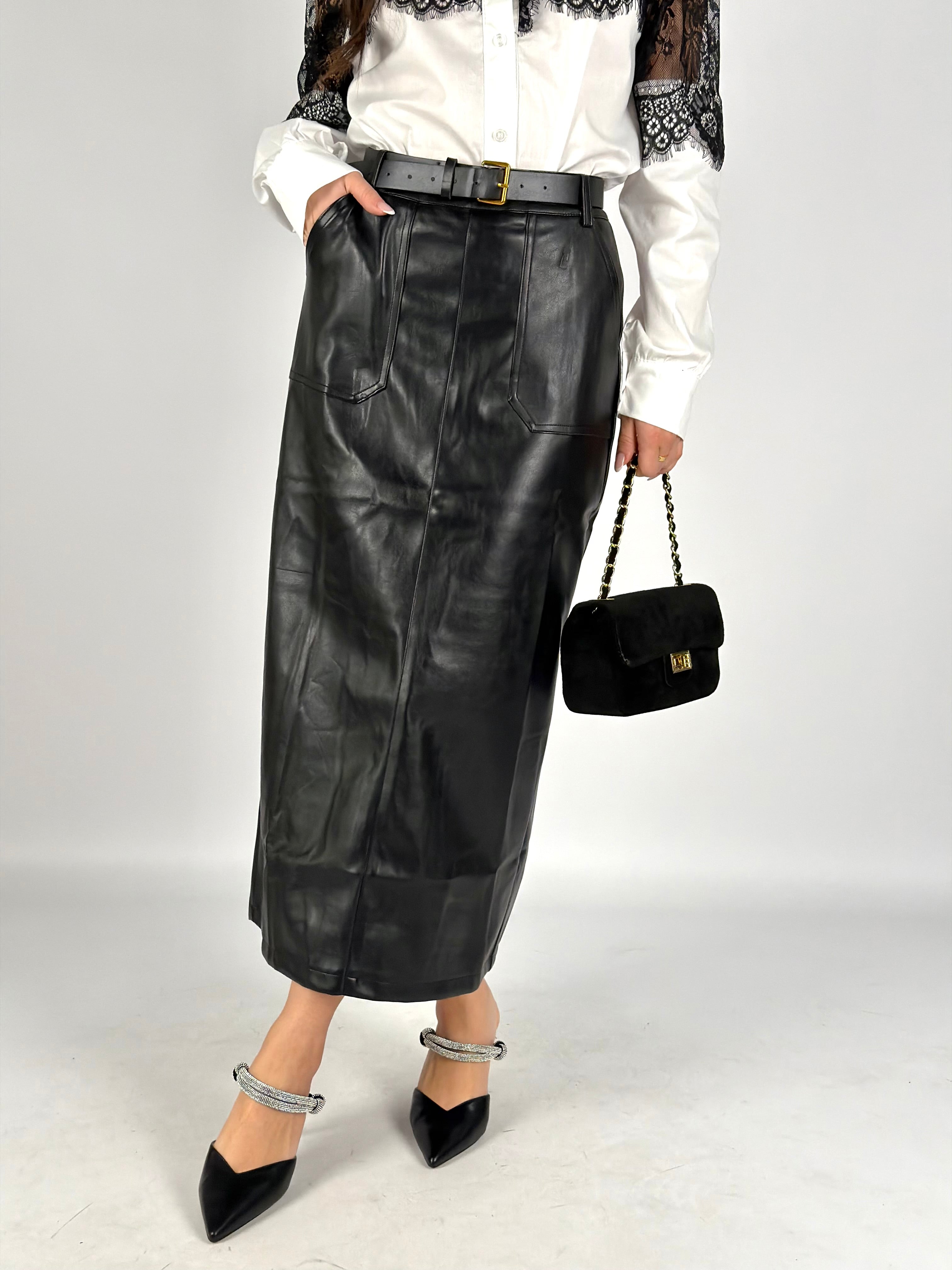 Gonna lunghette Selma nero