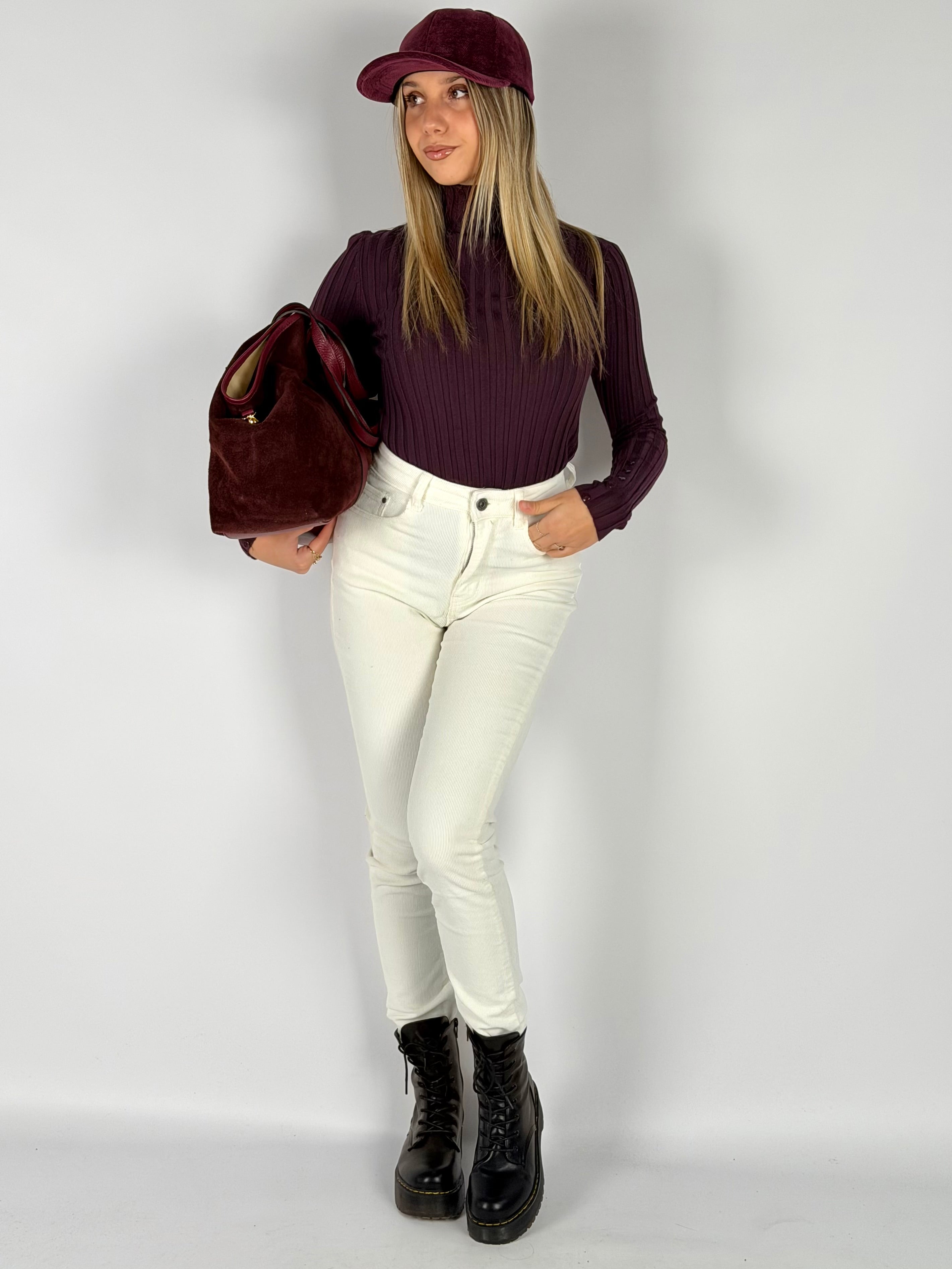 Pantalone Stone panna