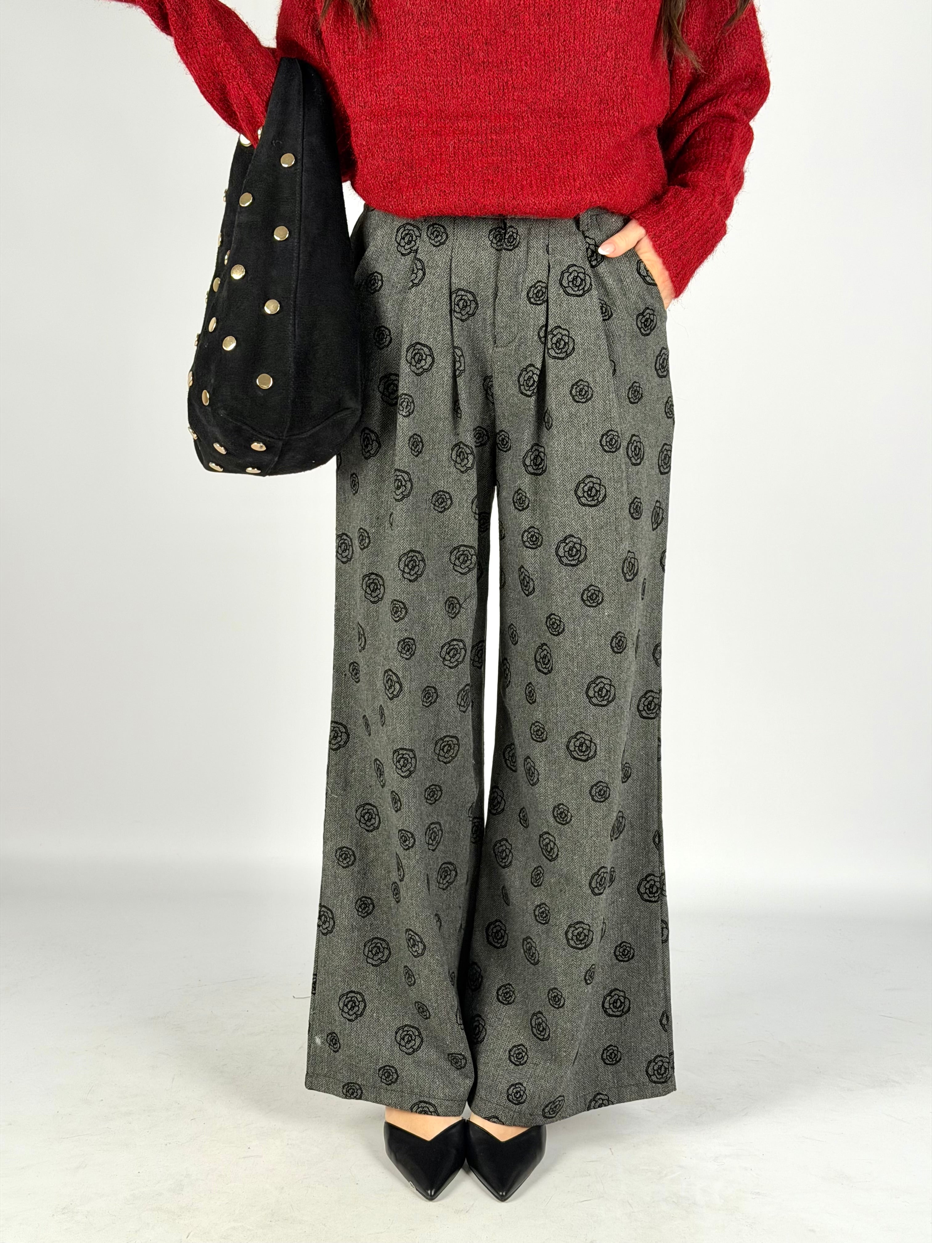 Pantalone Helena nero