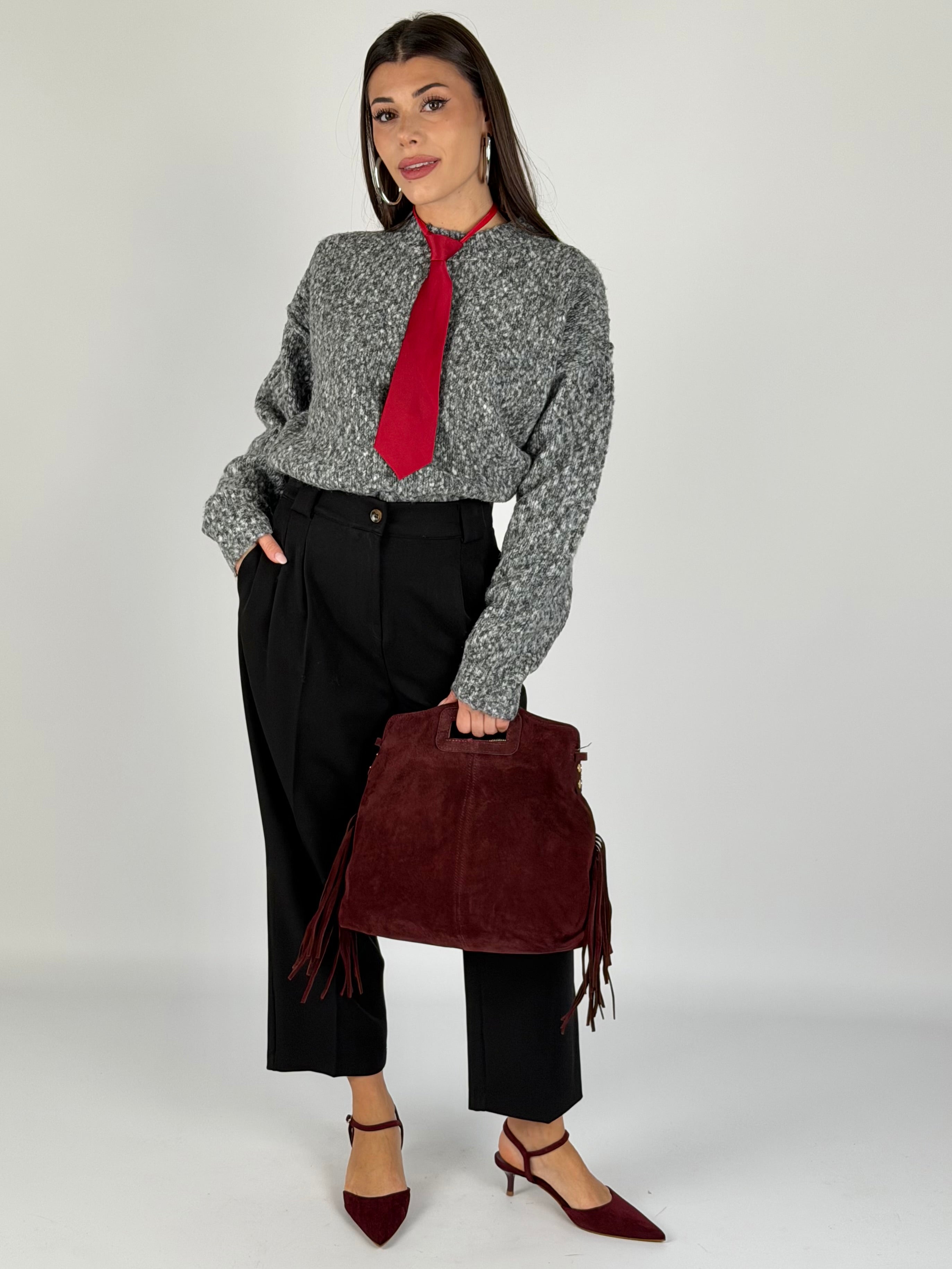 Pantalone Amanda nero