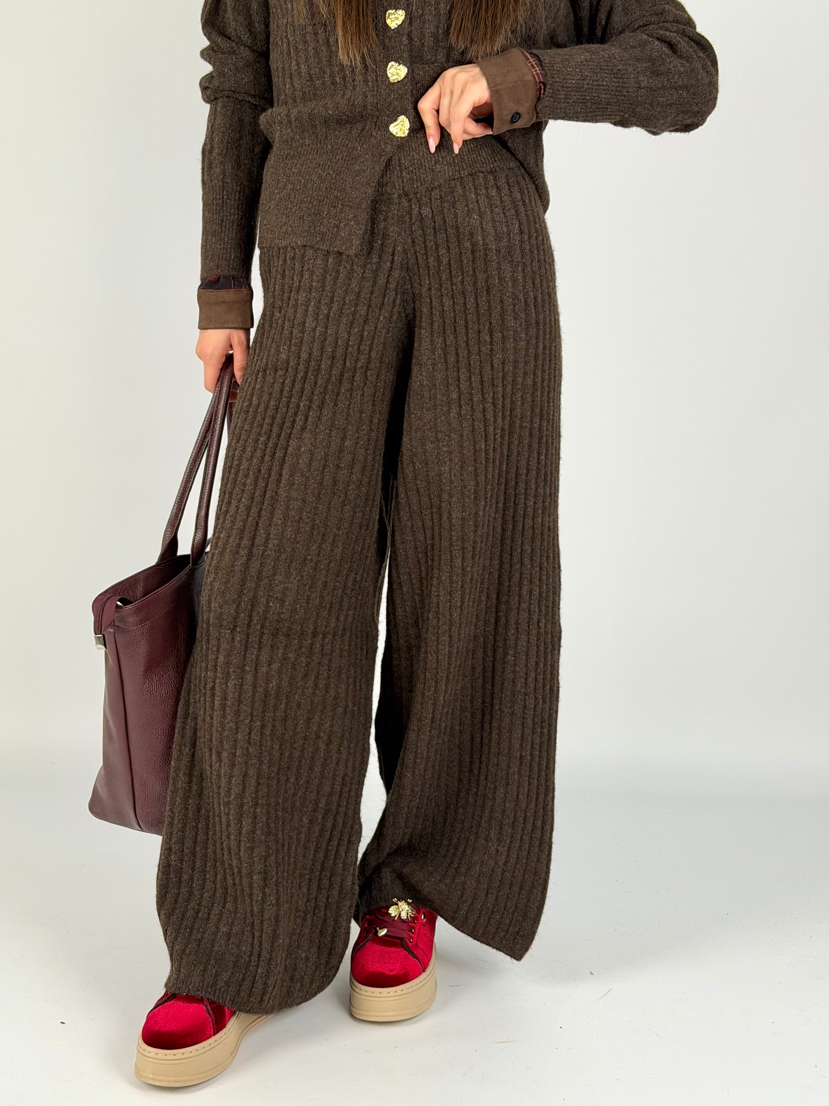 Pantalone tuta sportiva Venere moro