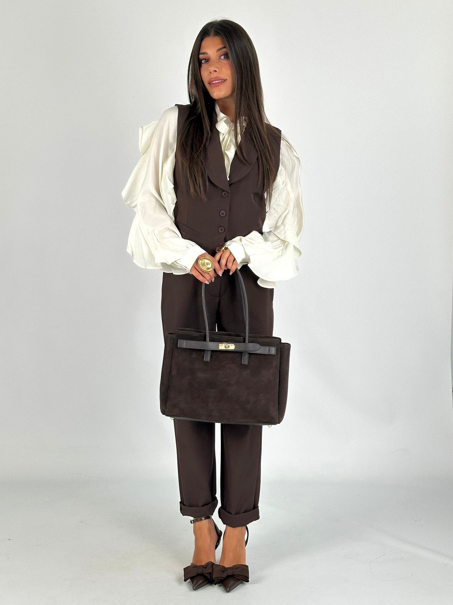 Completo Samara marrone