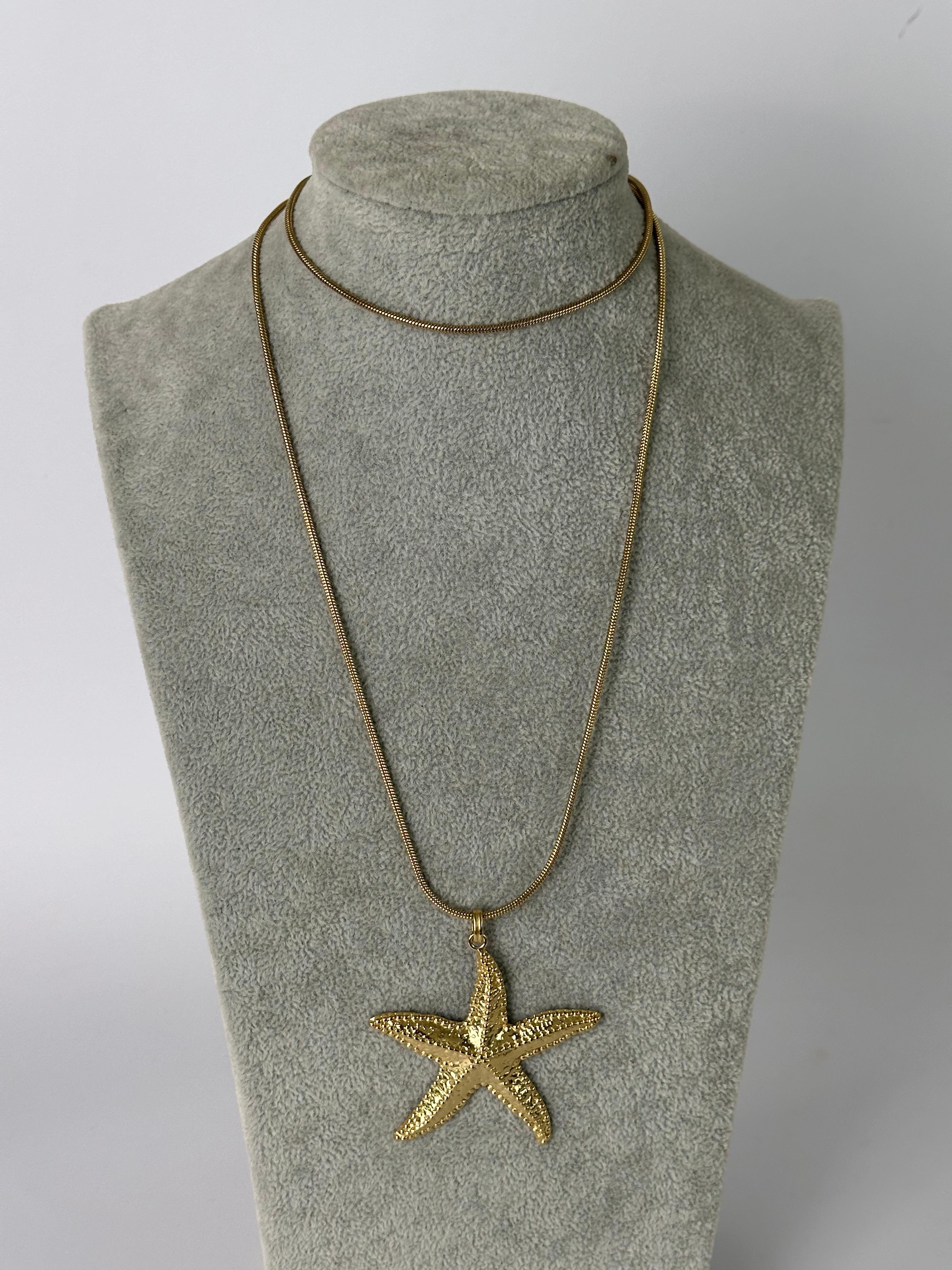 Maxi Collana stella marina oro