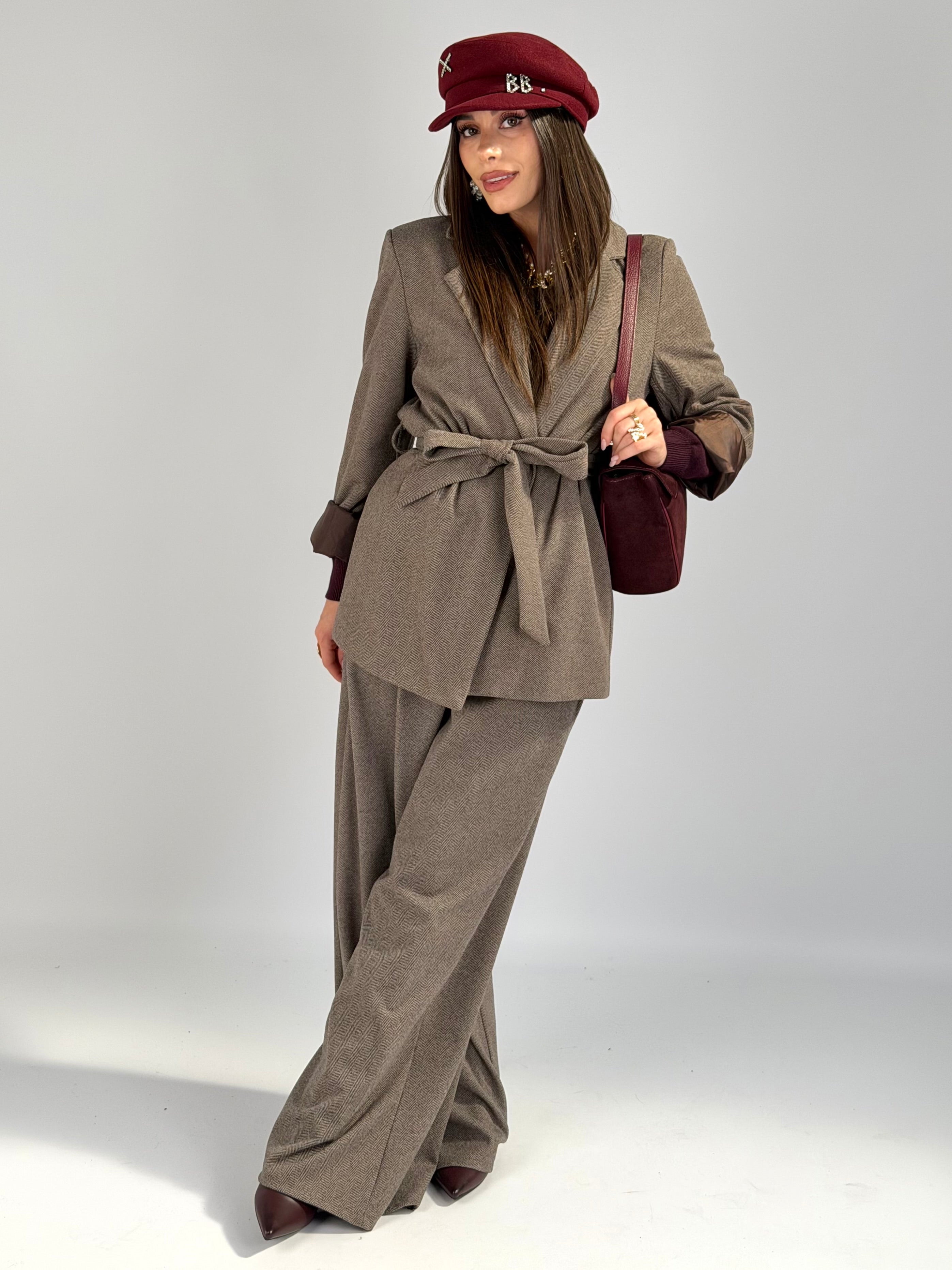 Giacca completo boucle