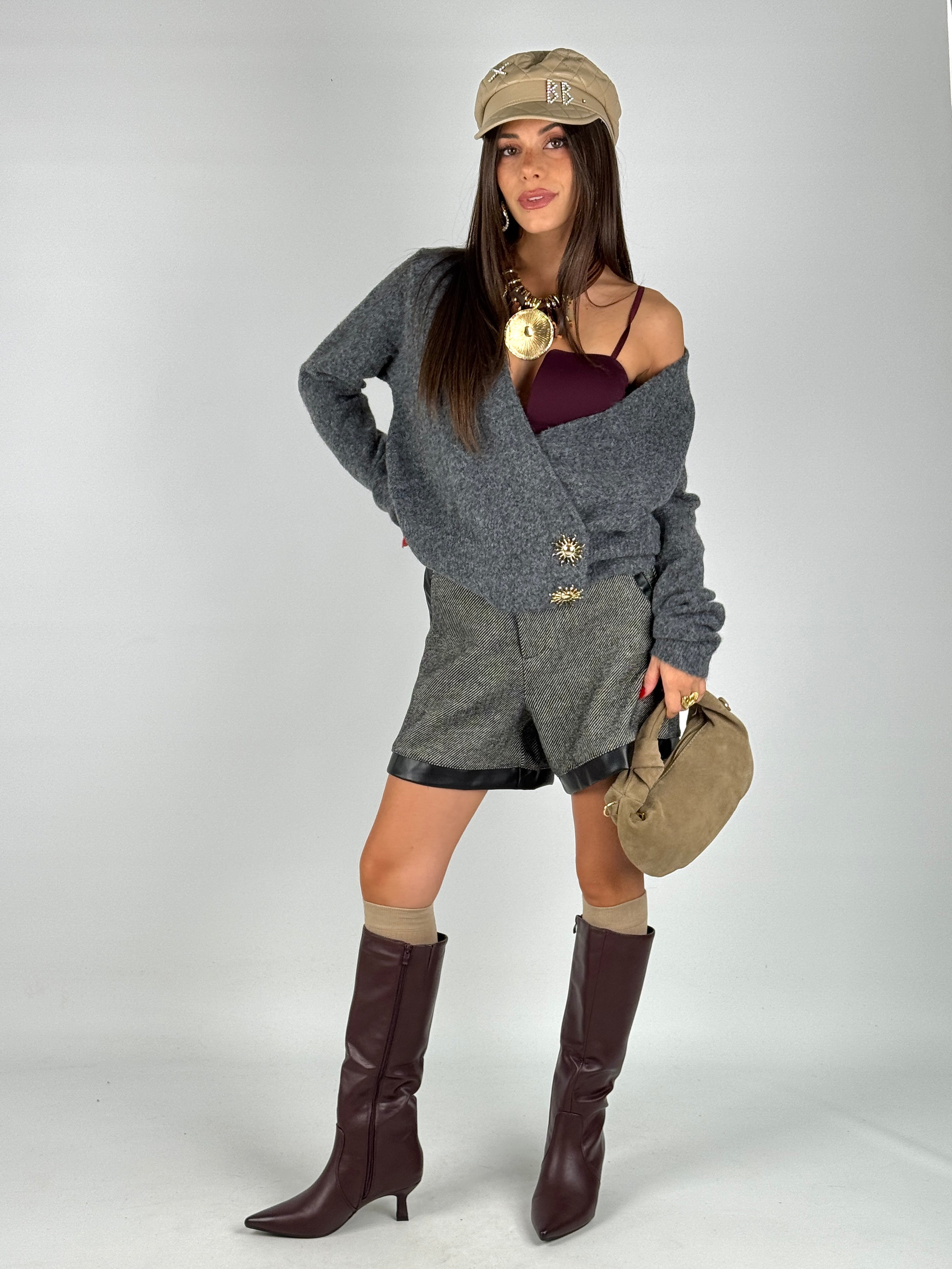 Maglioncino sole grigio