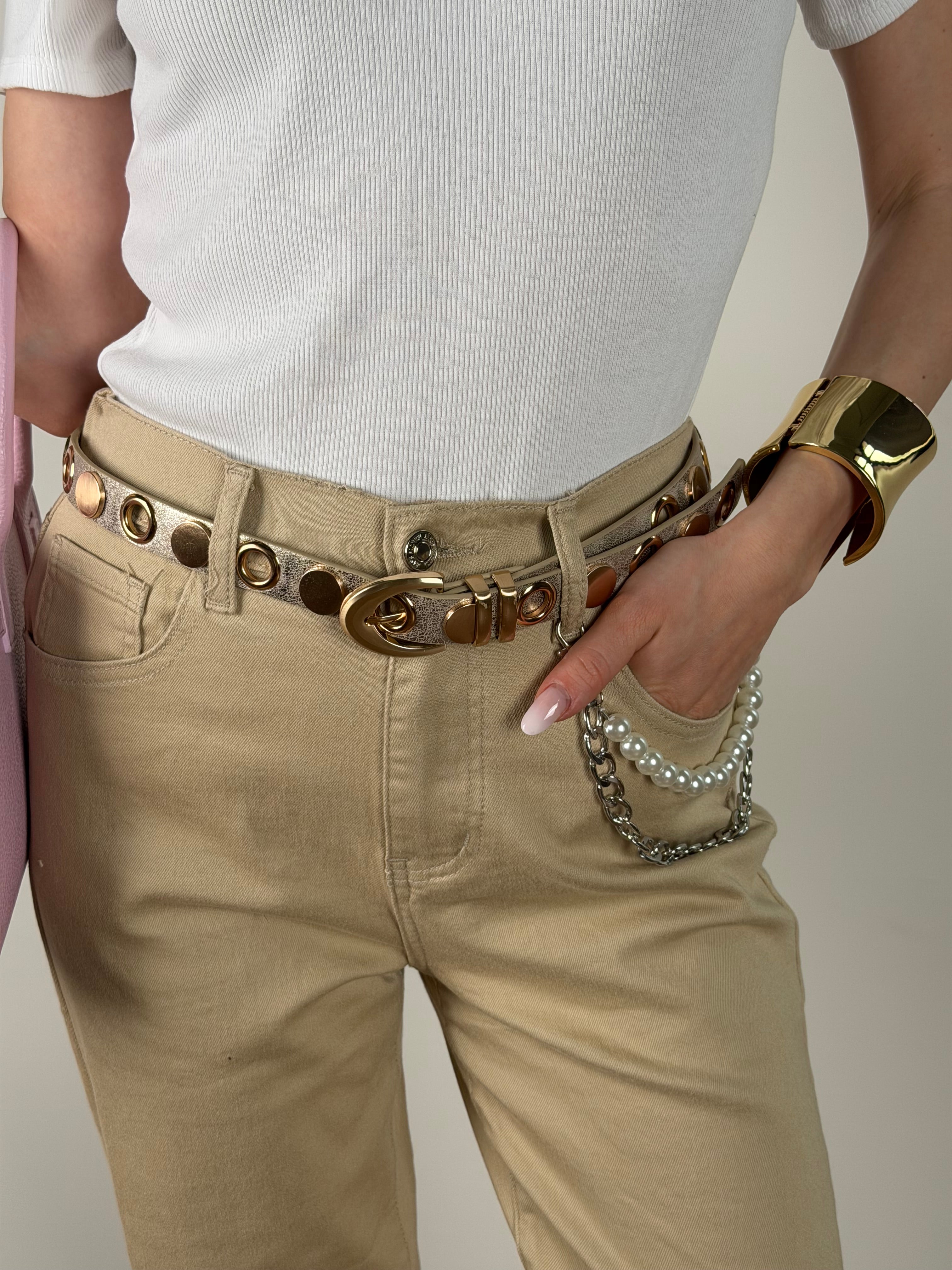 Jeans Chérie beige