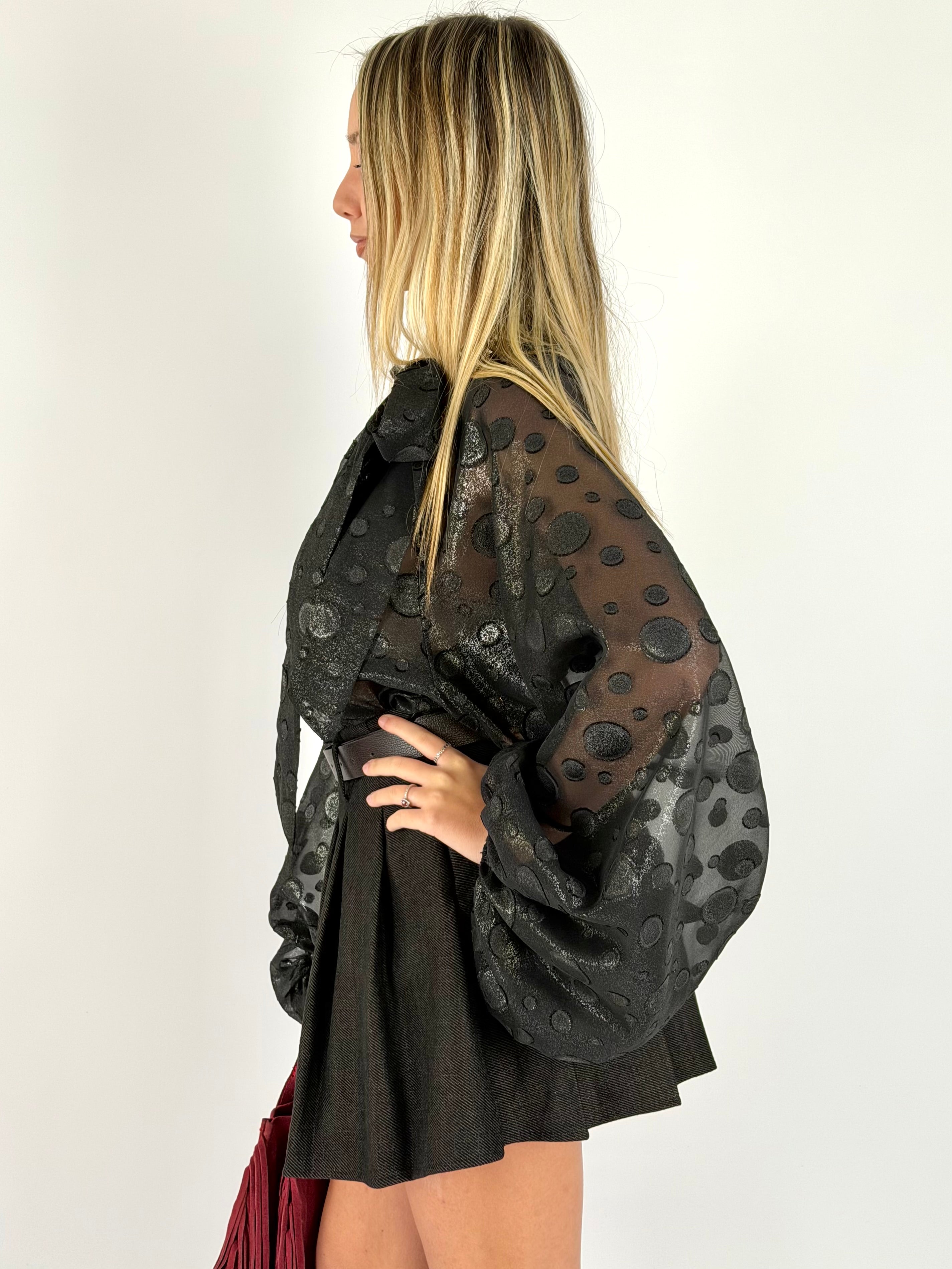 Camicia fiocco laterale