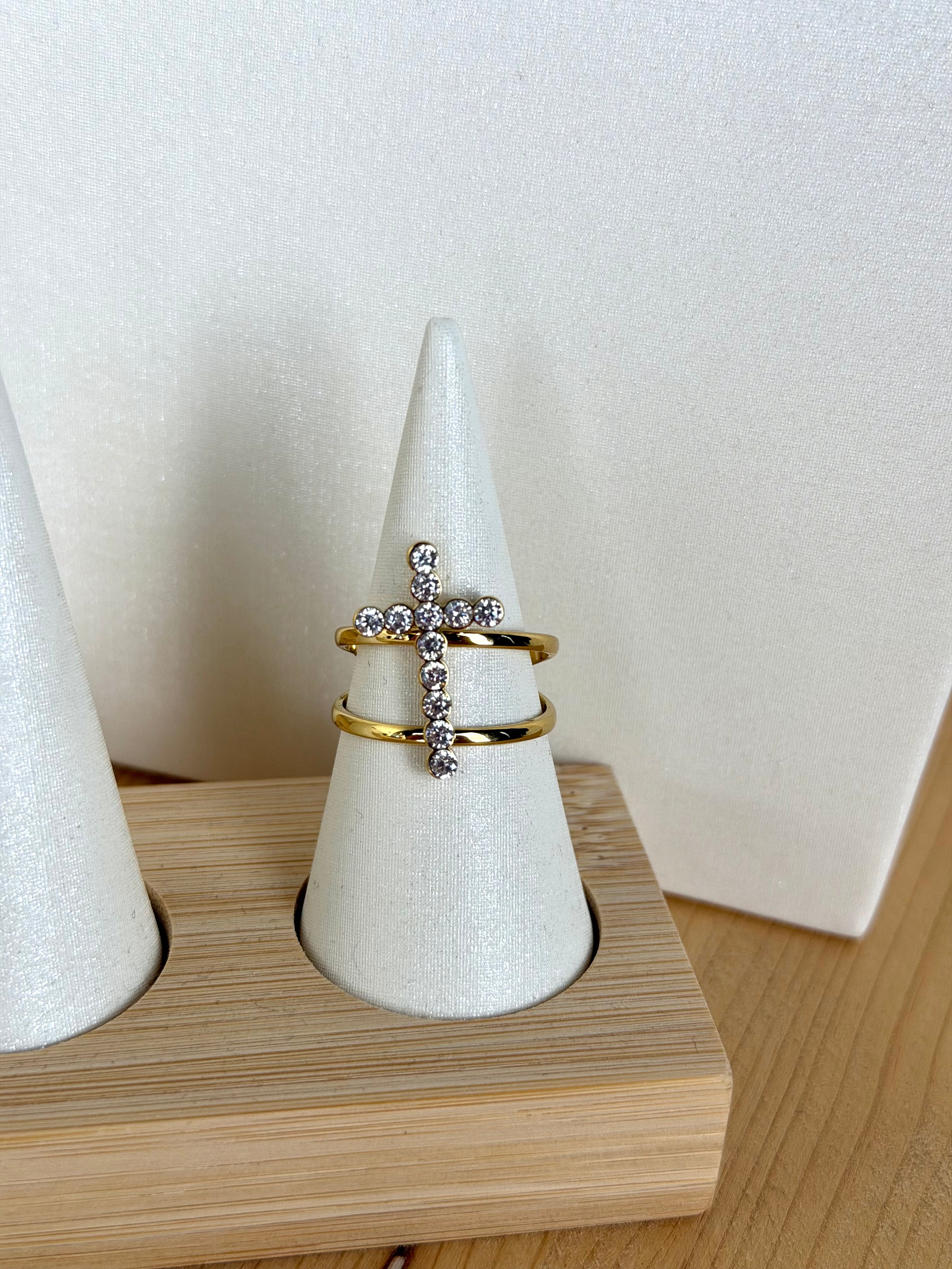 Anello cross - Collezione Symbol oro