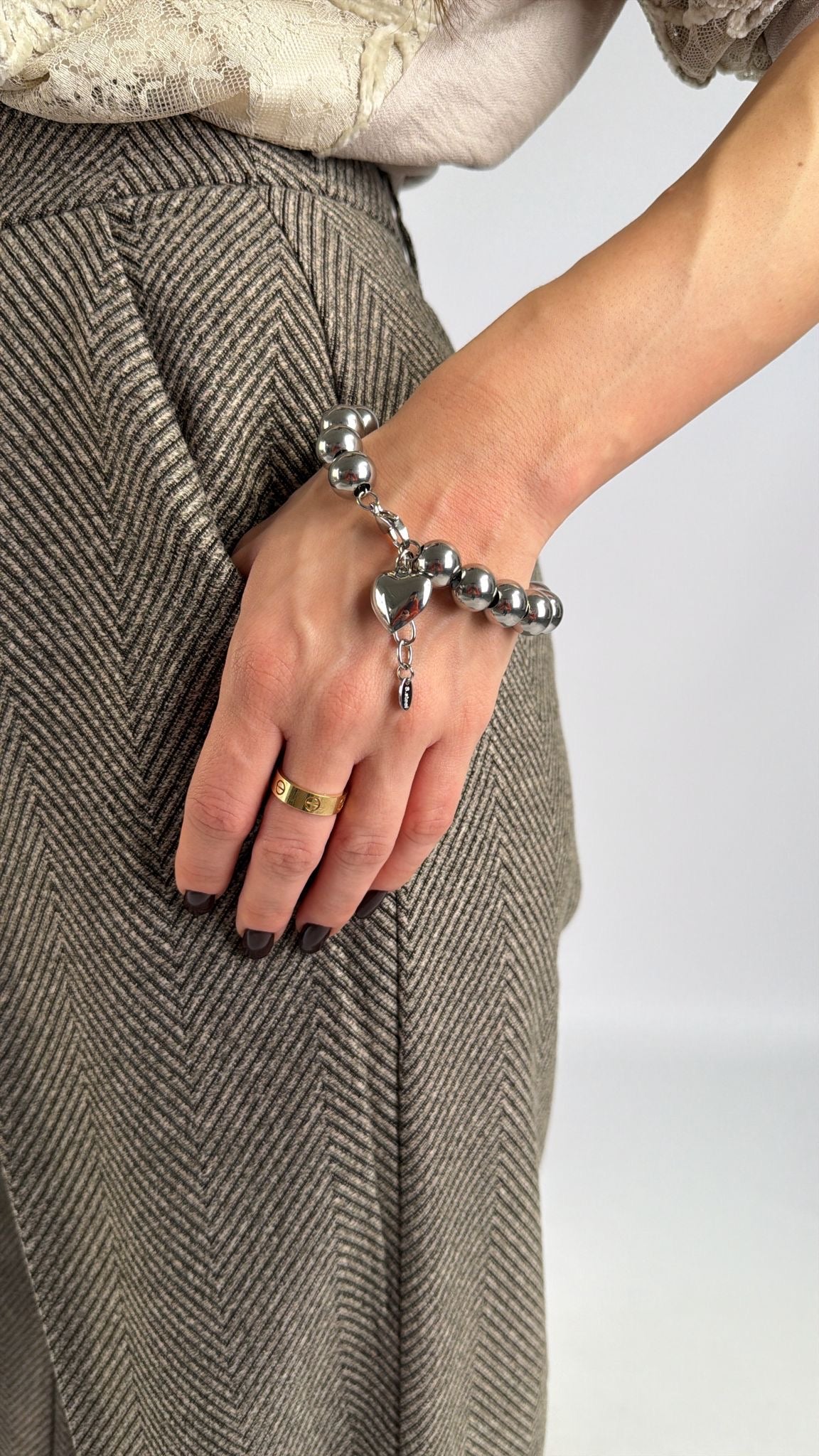 Bracciale cuore sfere bomb - 2 colori