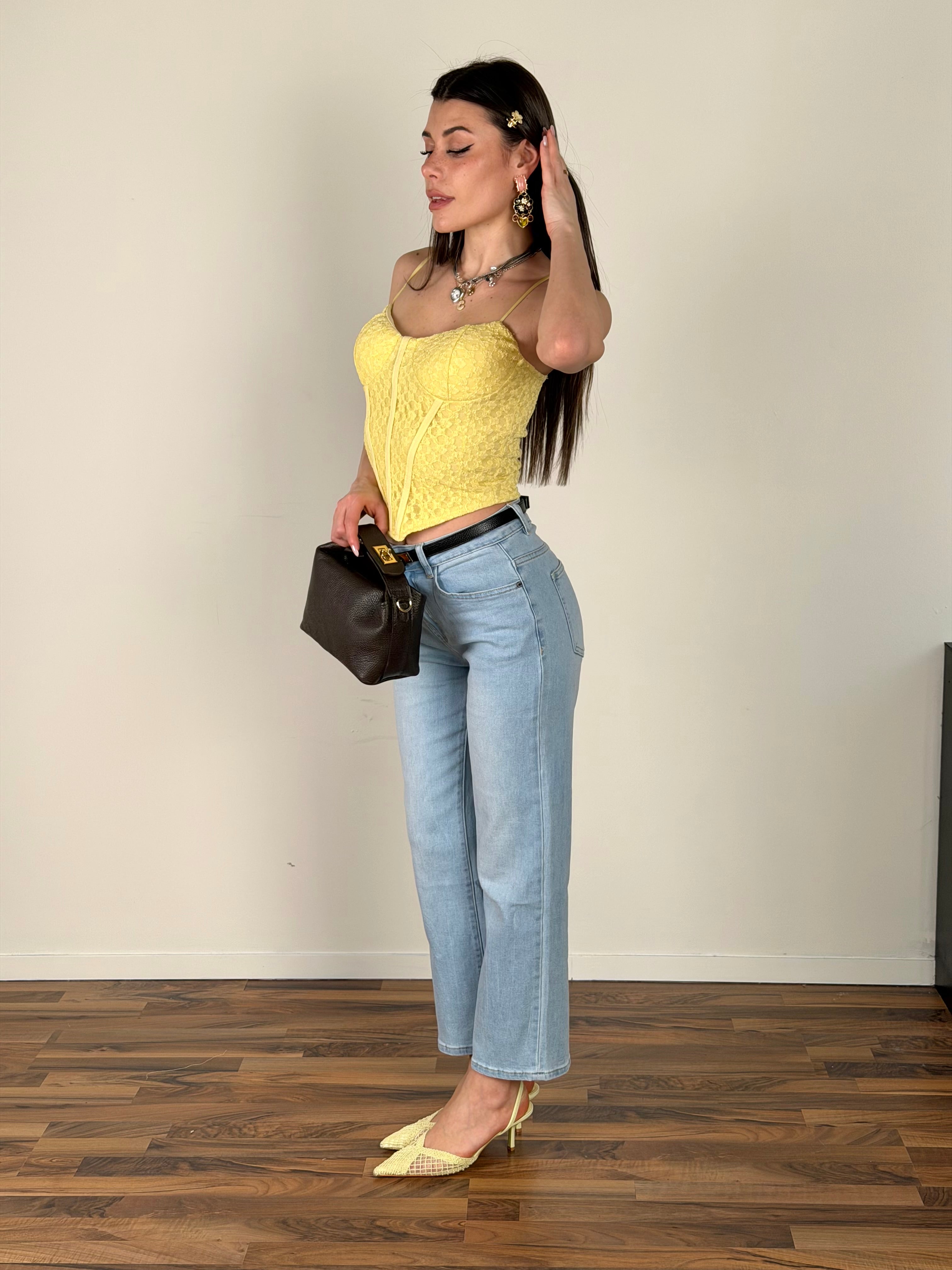 Corpetto birba giallo