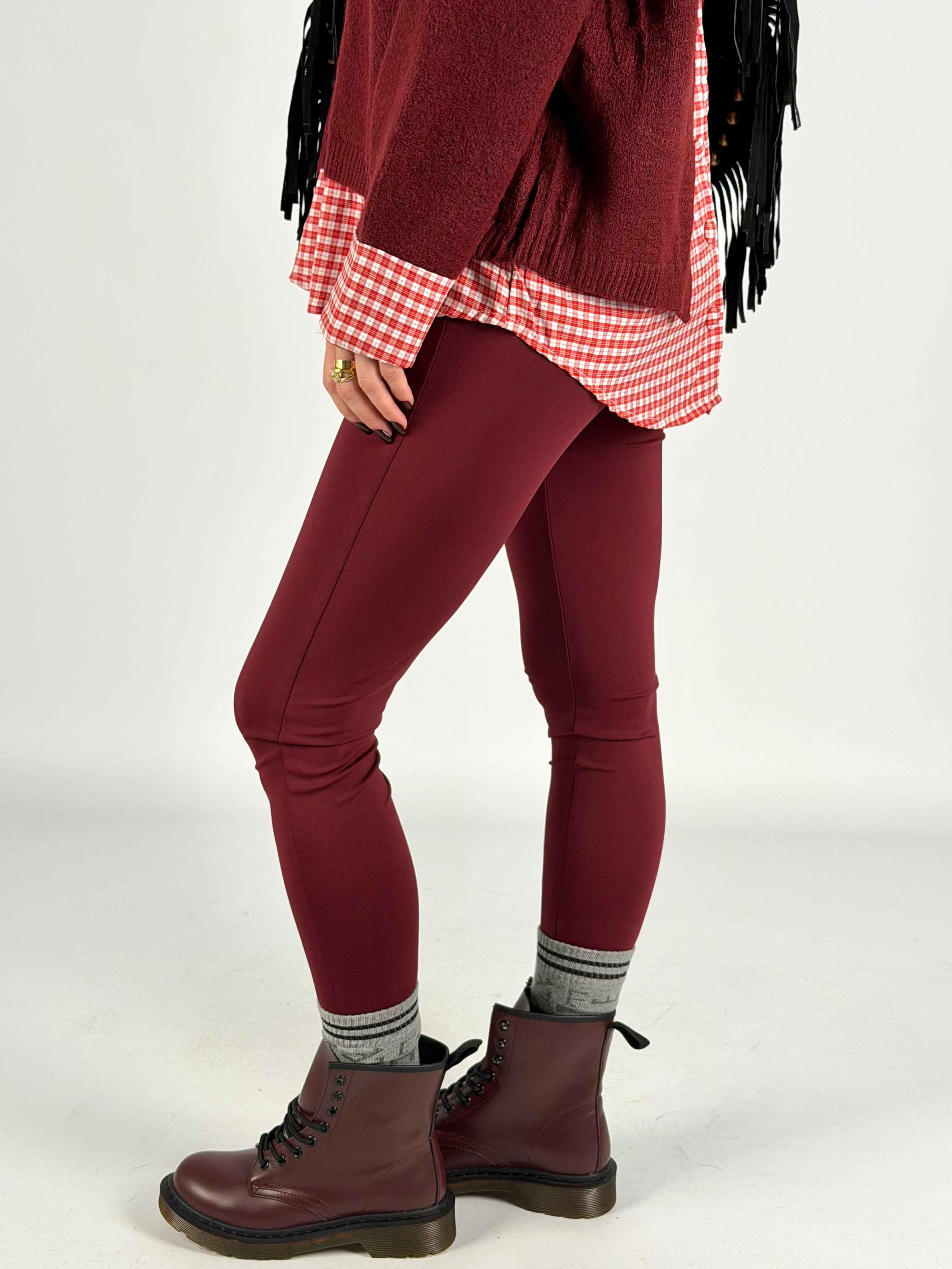 Leggins Margot bordeaux