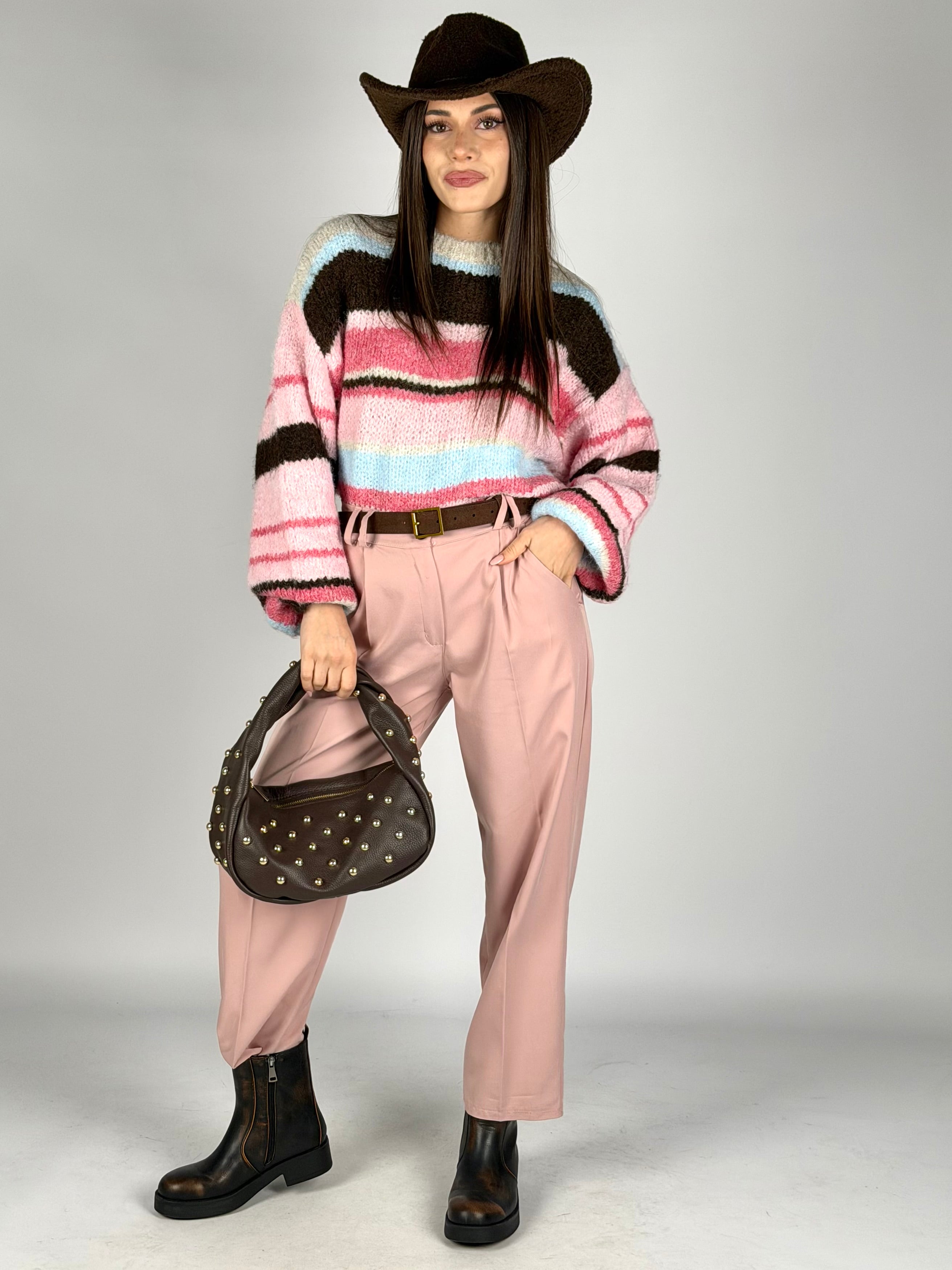 Pantalone Rachel rosa