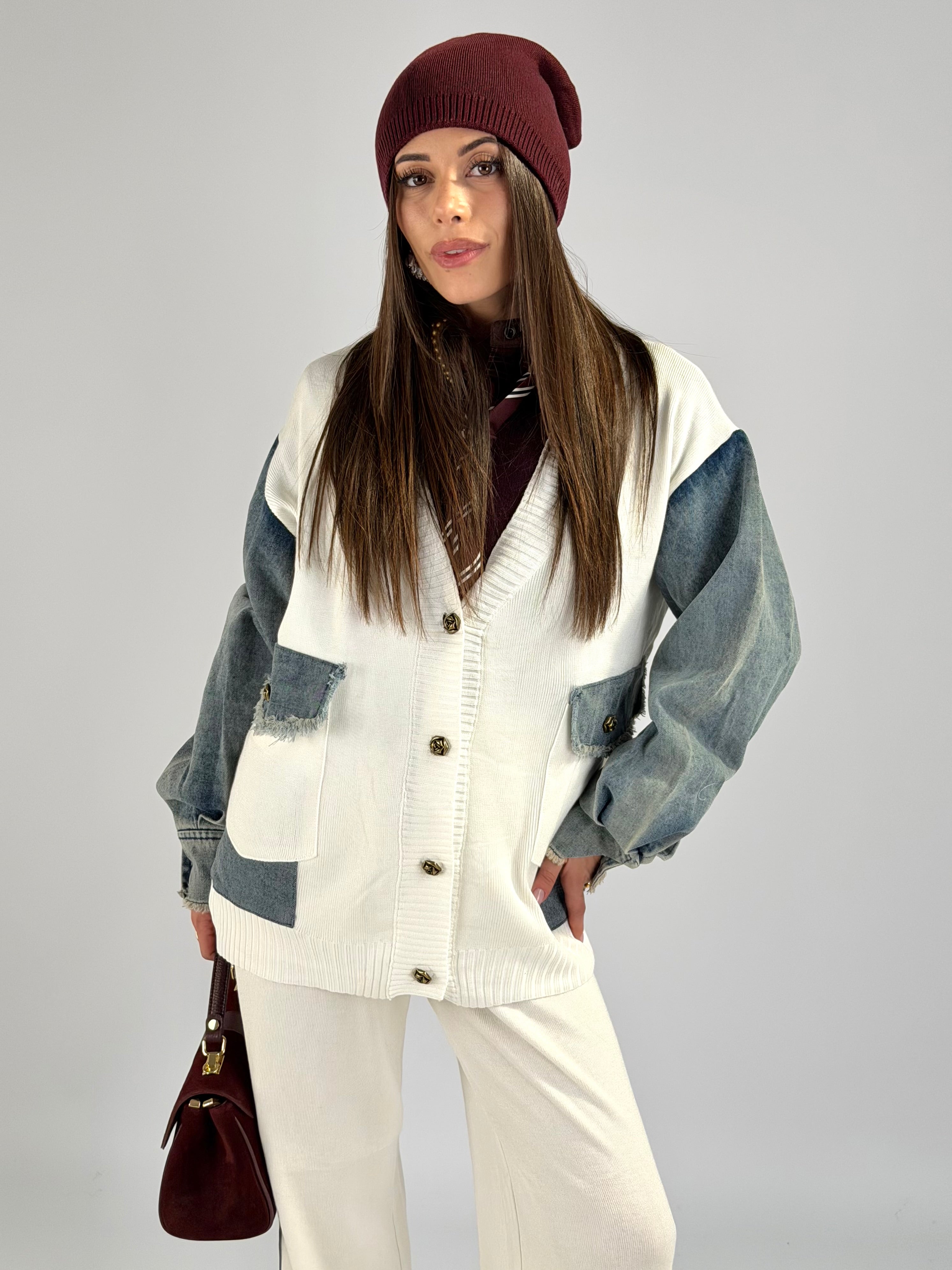 Completo sportivo doppia fantasia denim