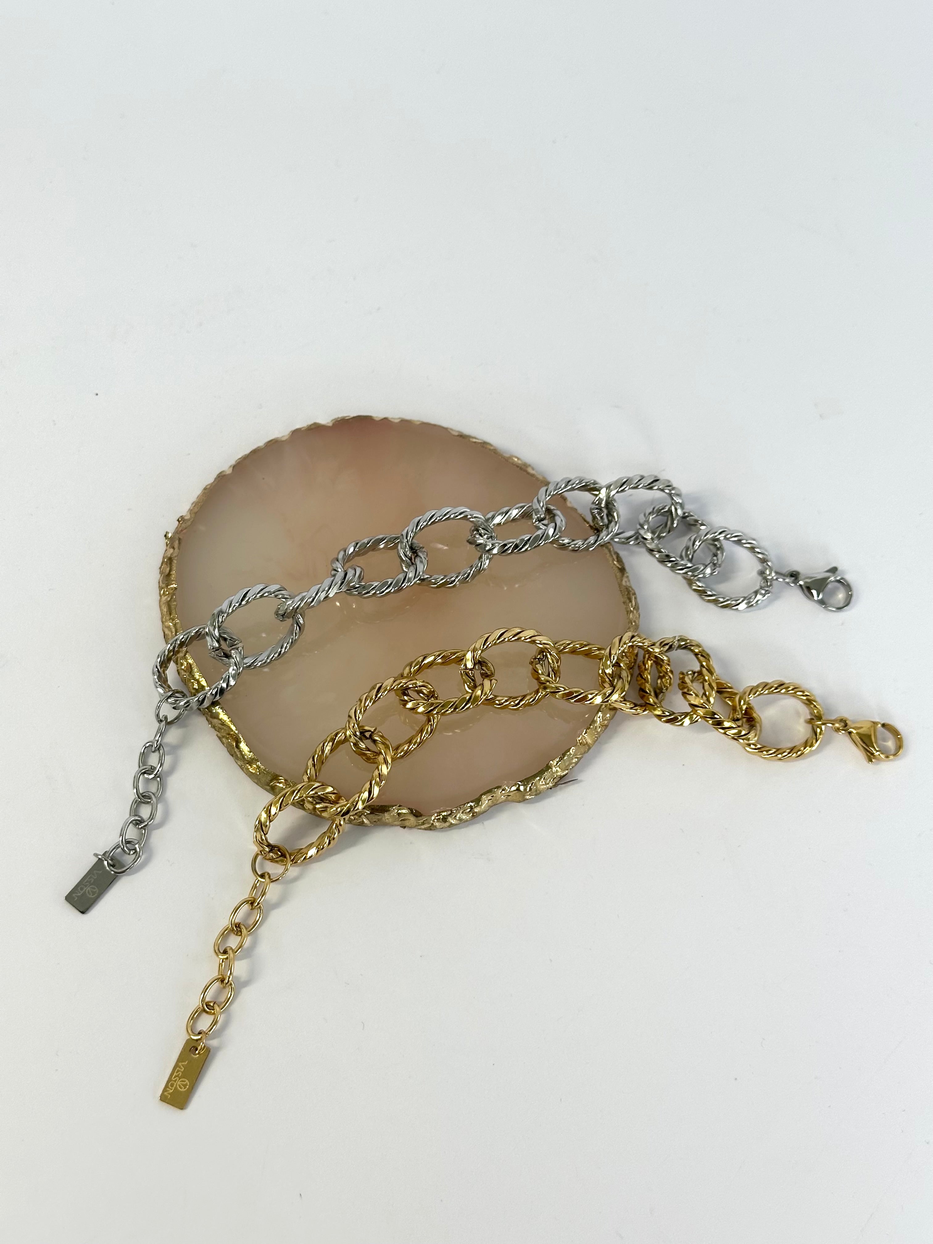 Maxi Bracciale catena Atena