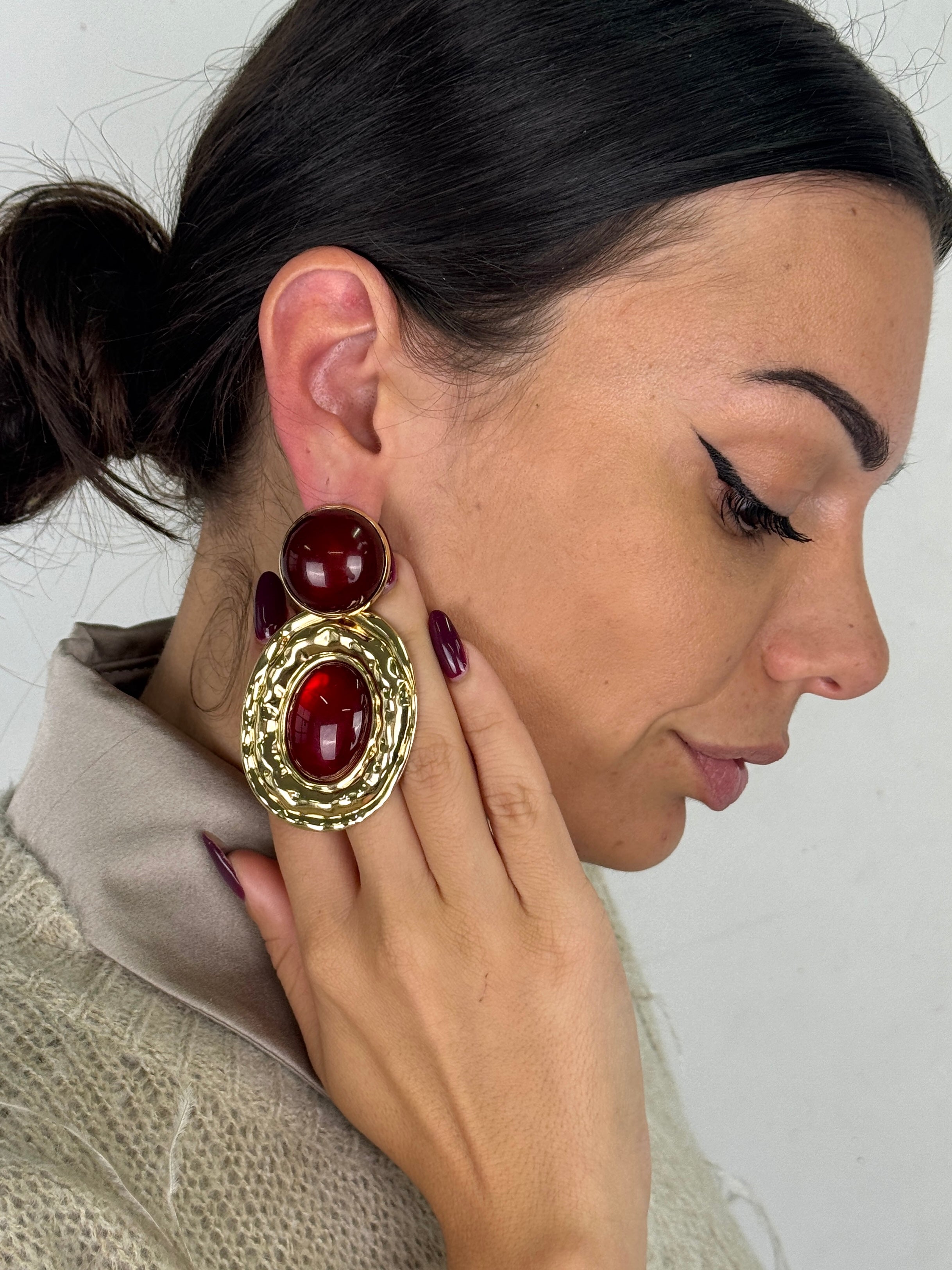 Orecchini maxi Diana - 4 colori