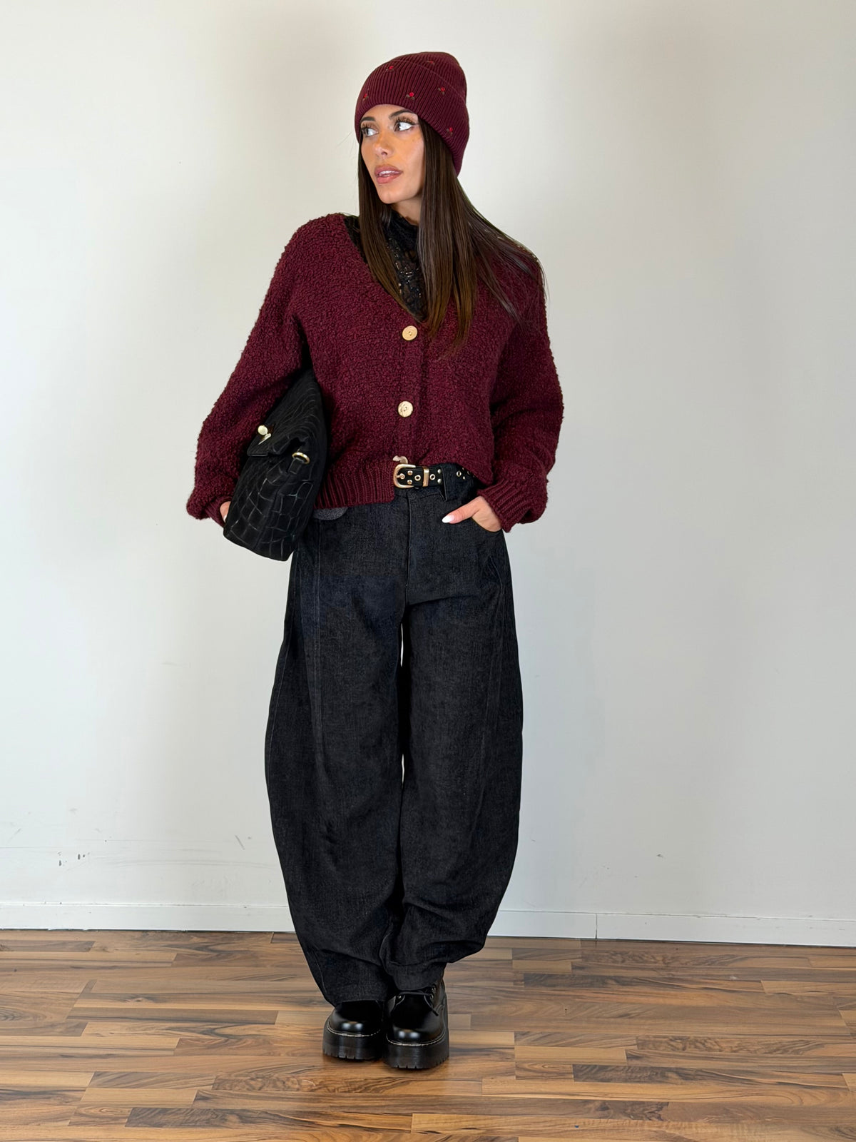 Maglia Romance bordeaux