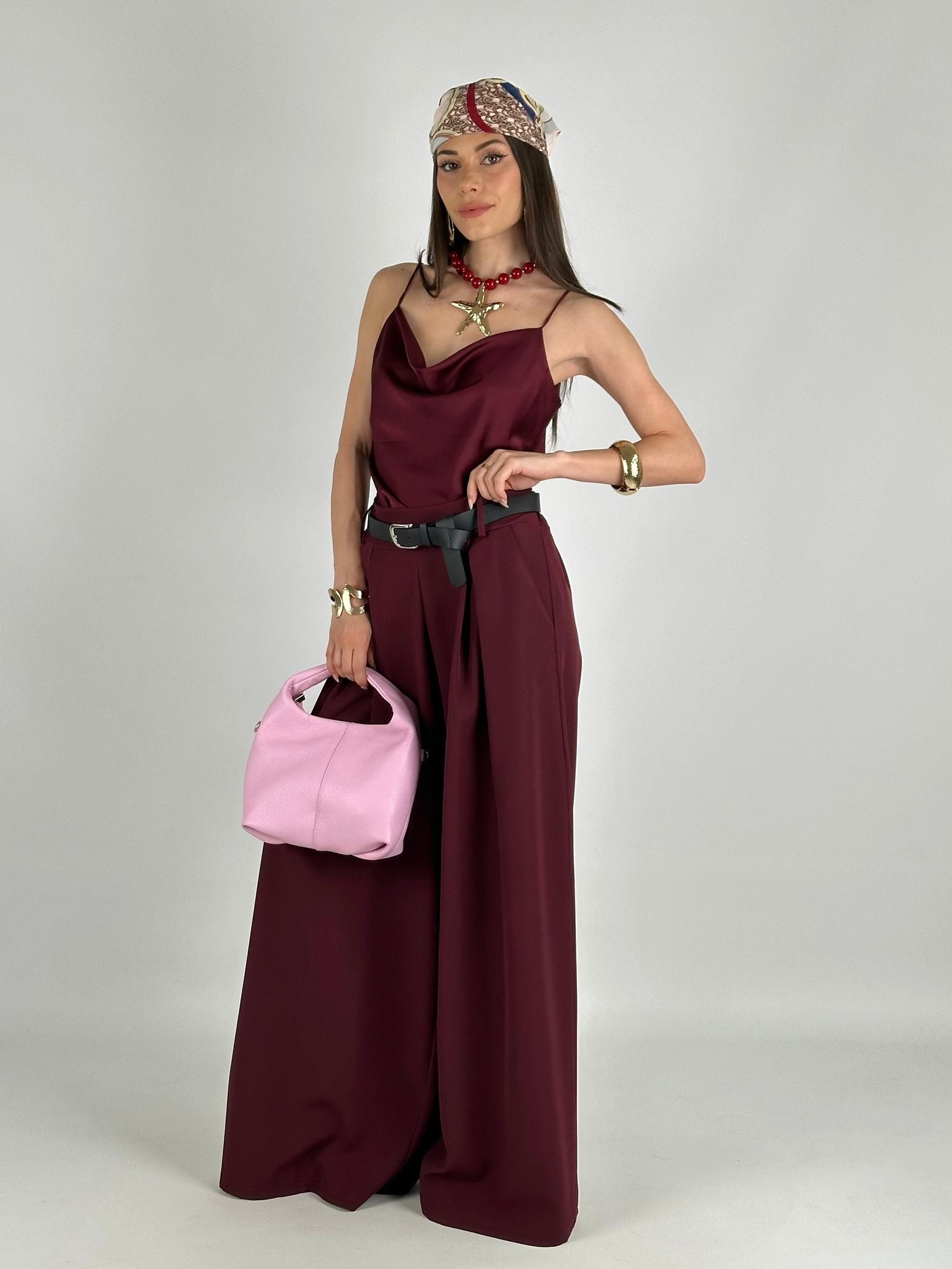 Pantalone completo Deep bordeaux