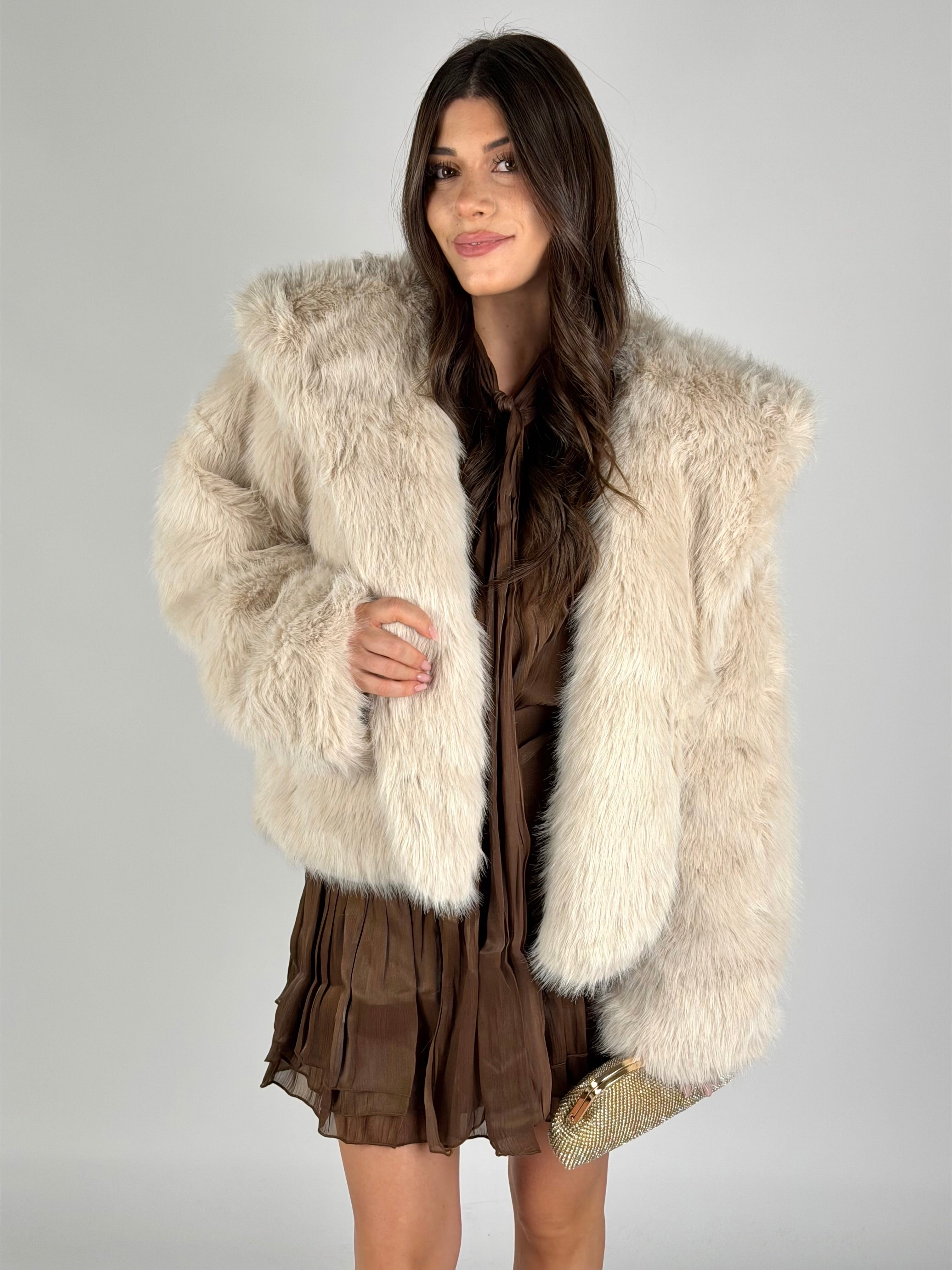 Pelliccia Lusilla beige