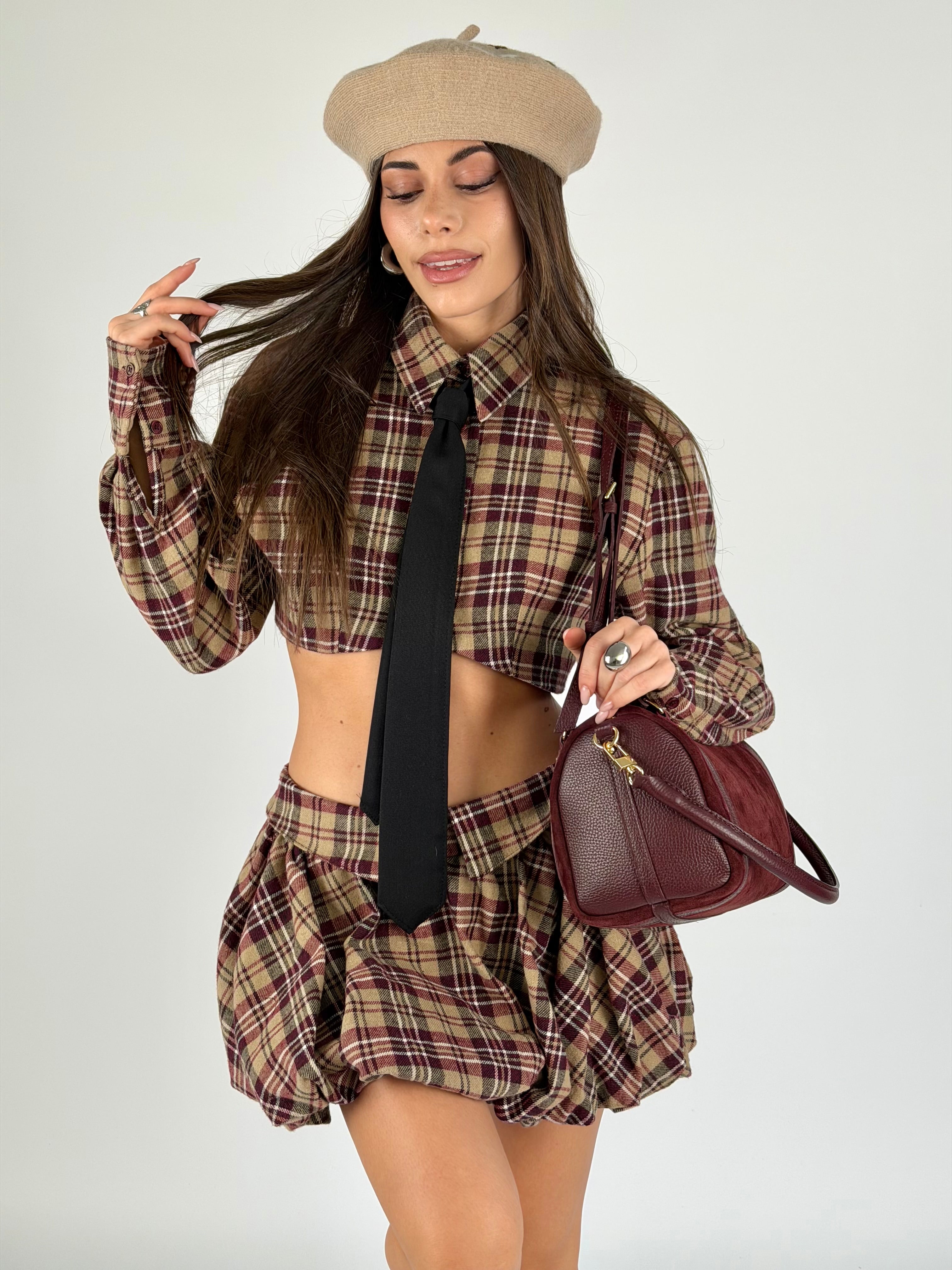 Camicia completo Celine bordeaux