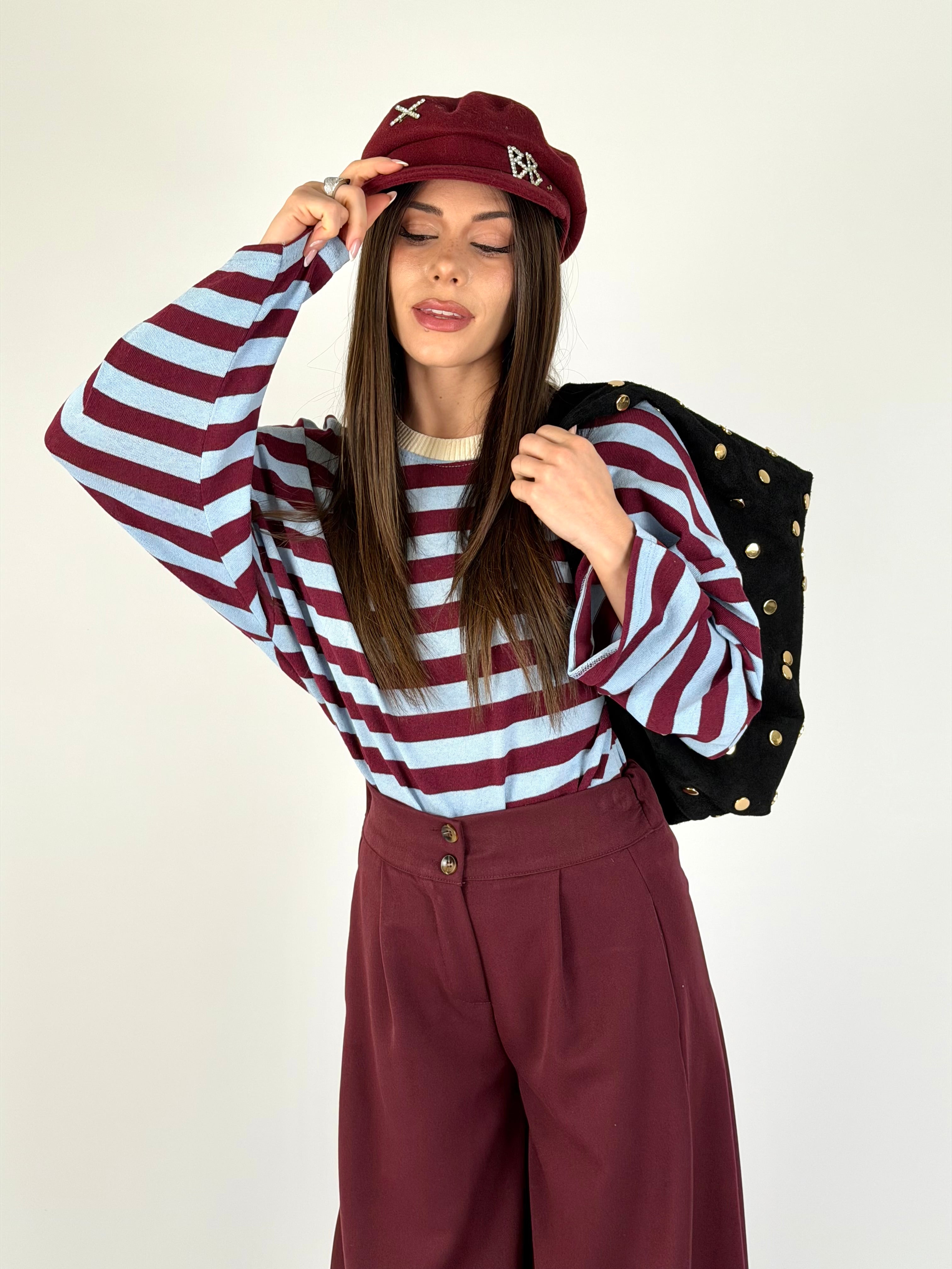 Maglia Iris bordeaux