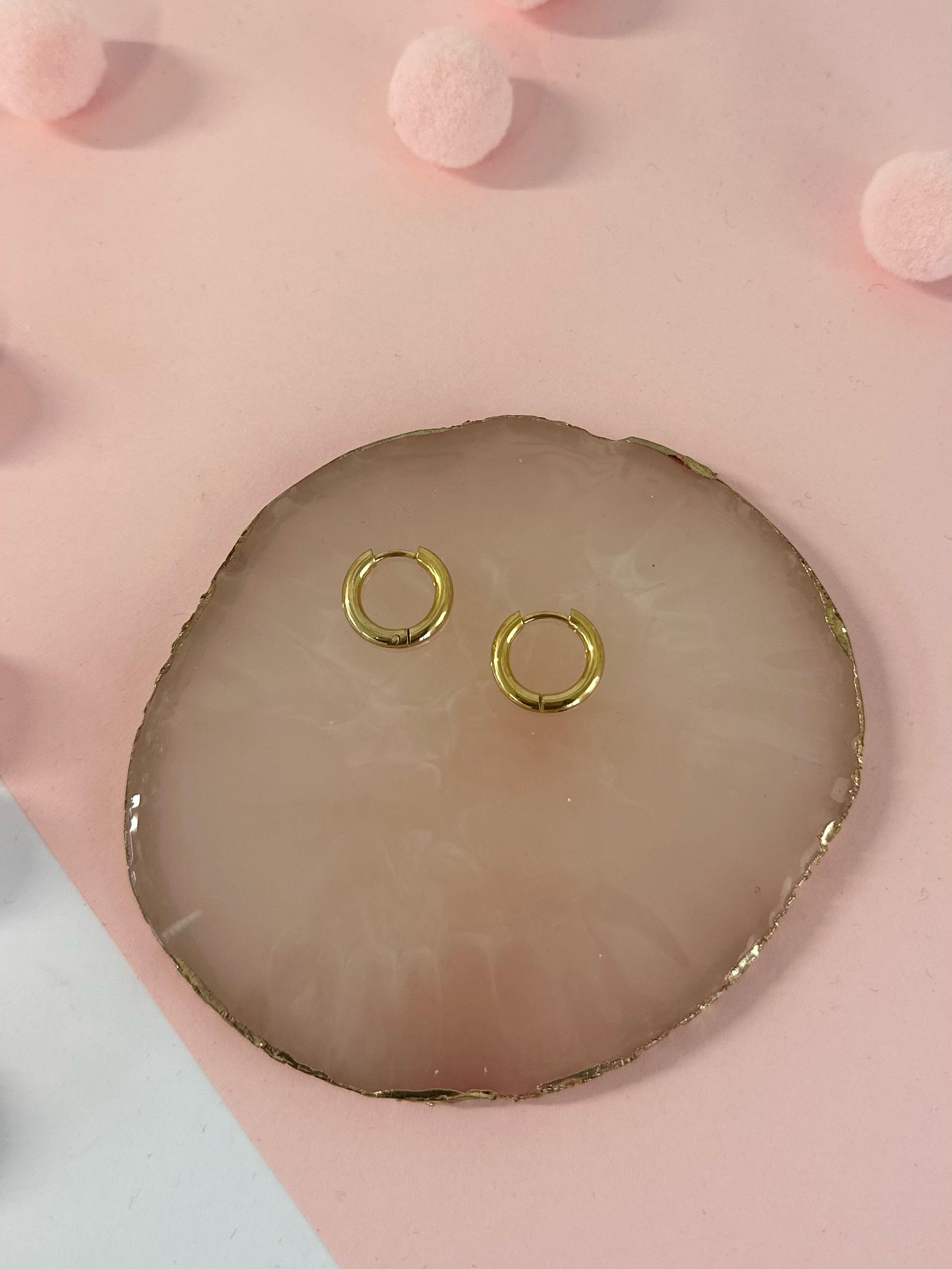 Orecchini cerchio slim midi