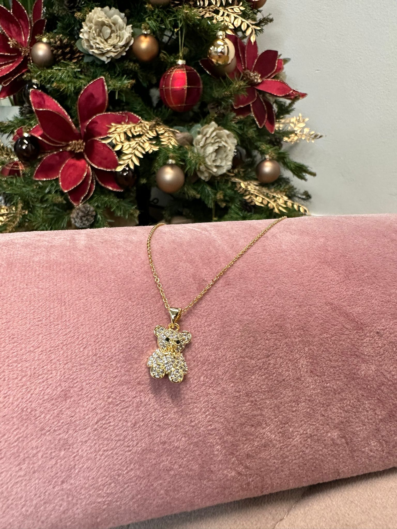 Collana teddy mini zirconato