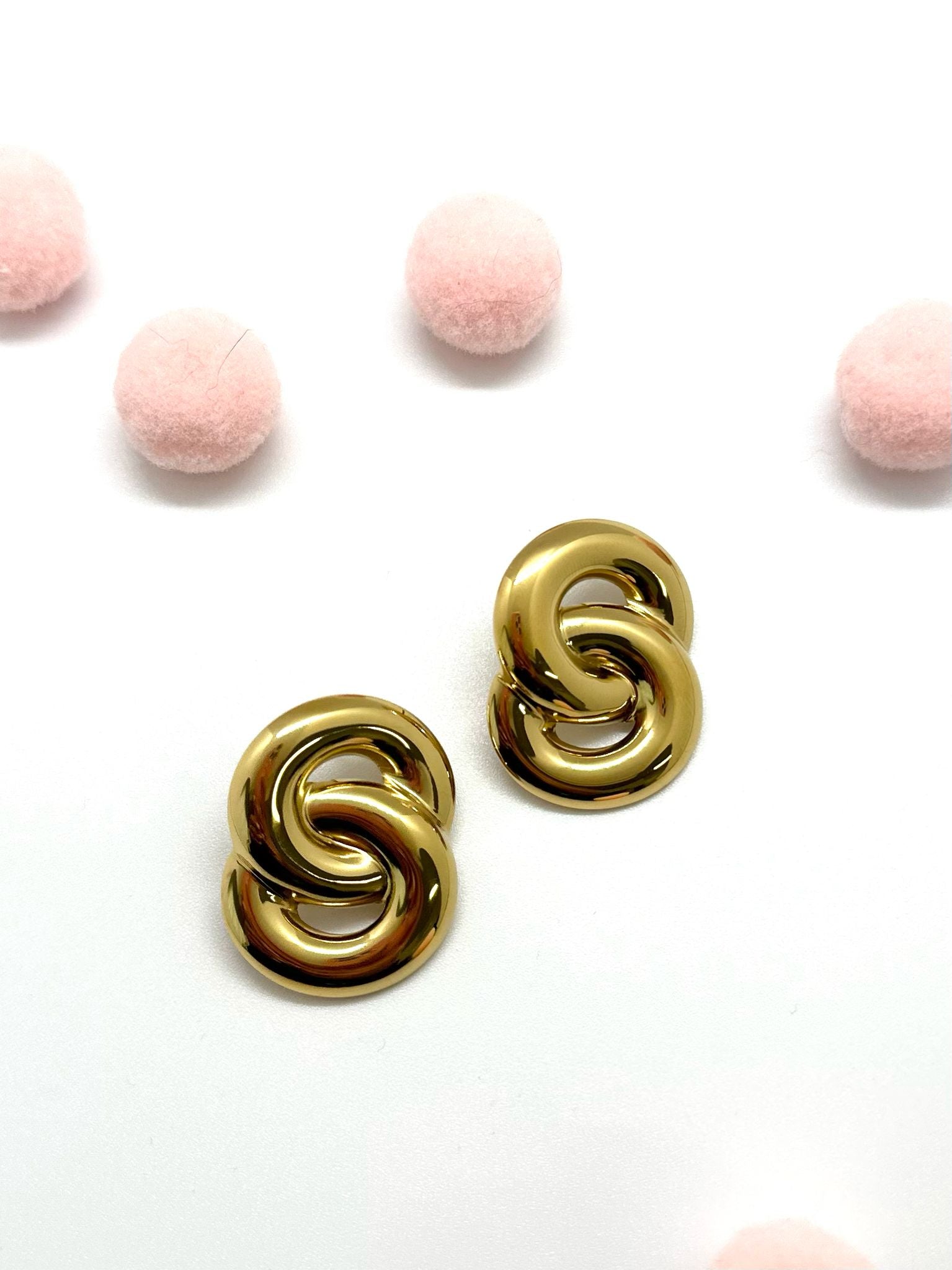 Orecchini doppio cerchio