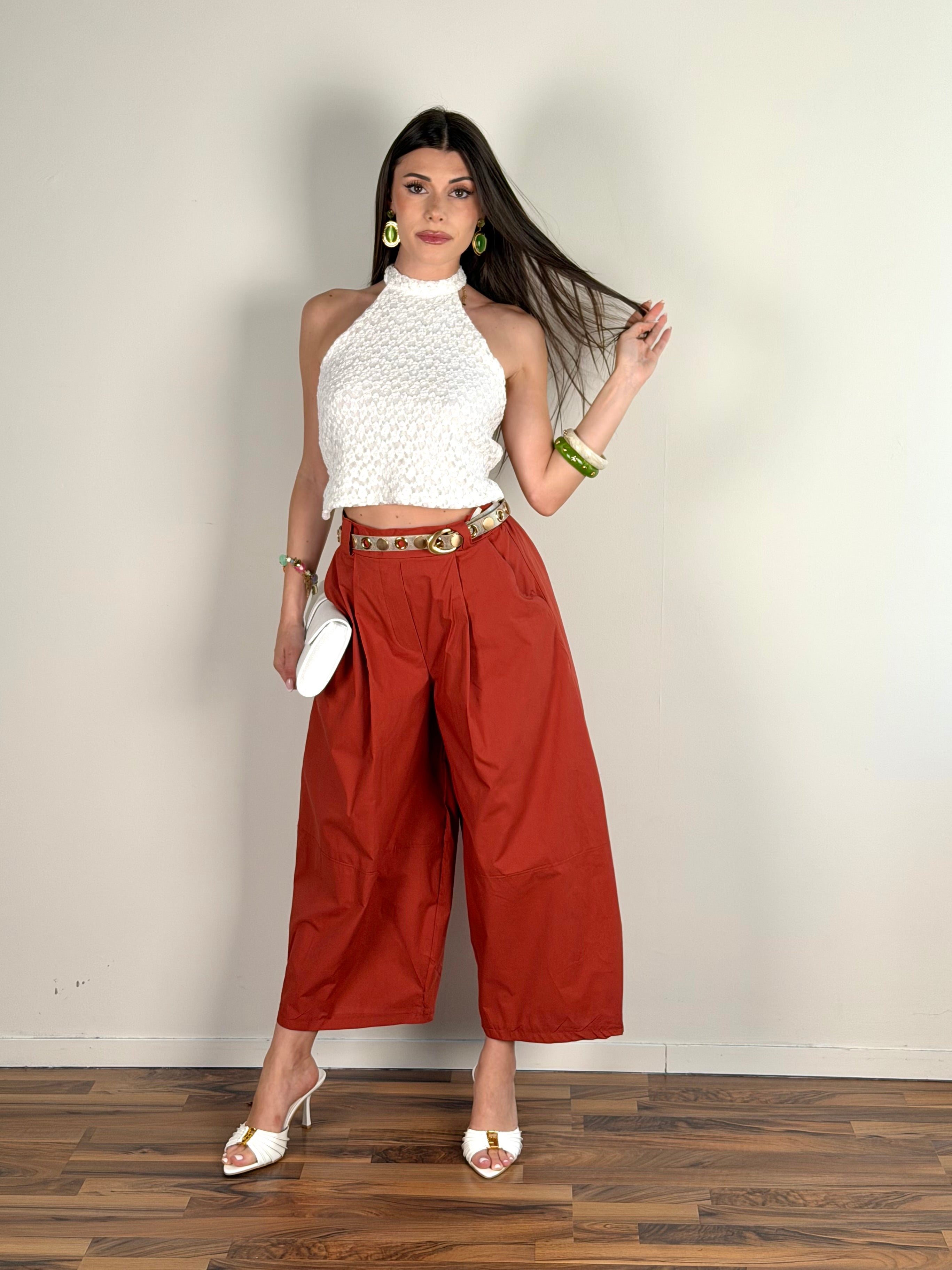 Top Lumi bianco