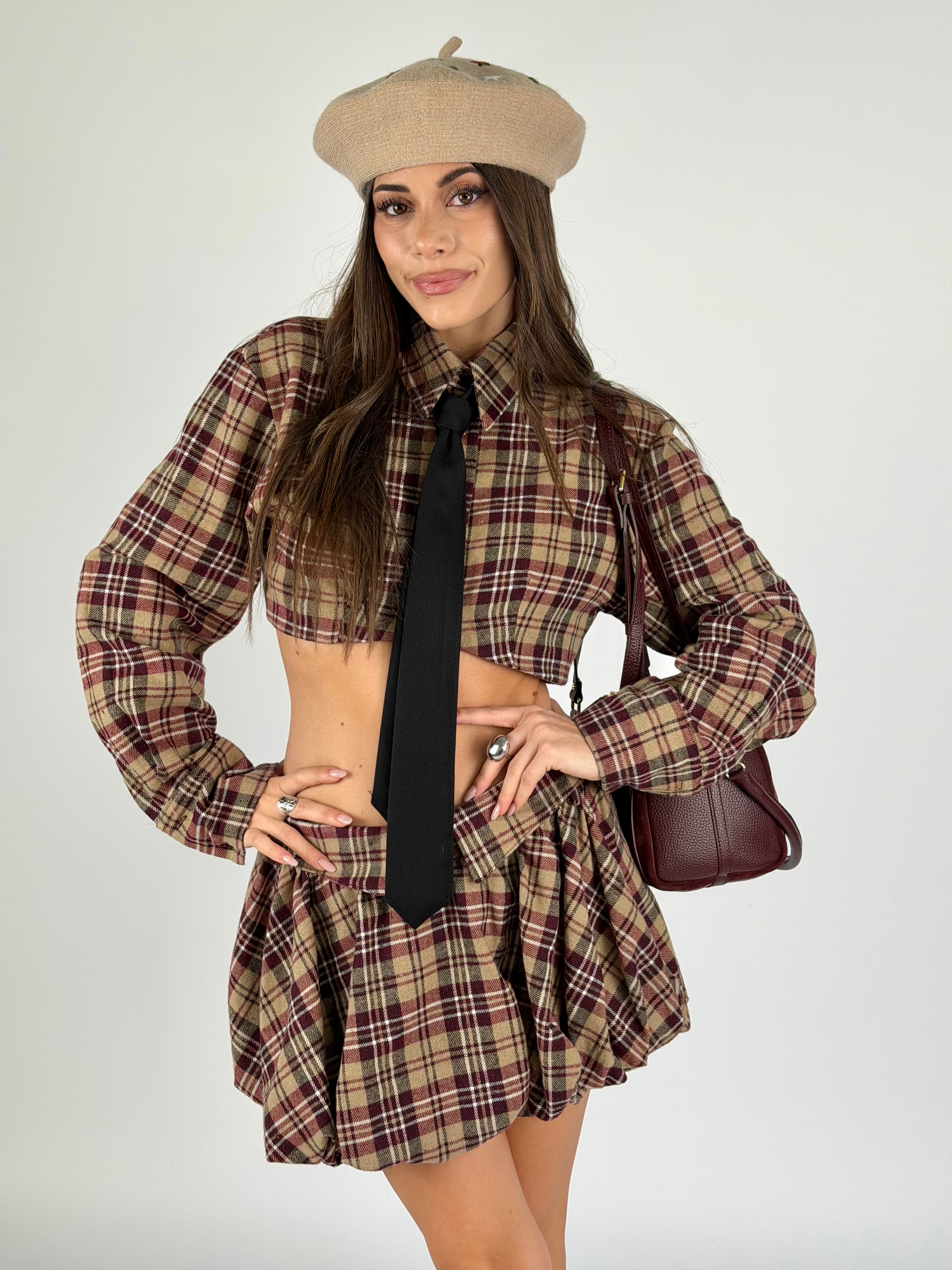 Camicia completo Celine bordeaux