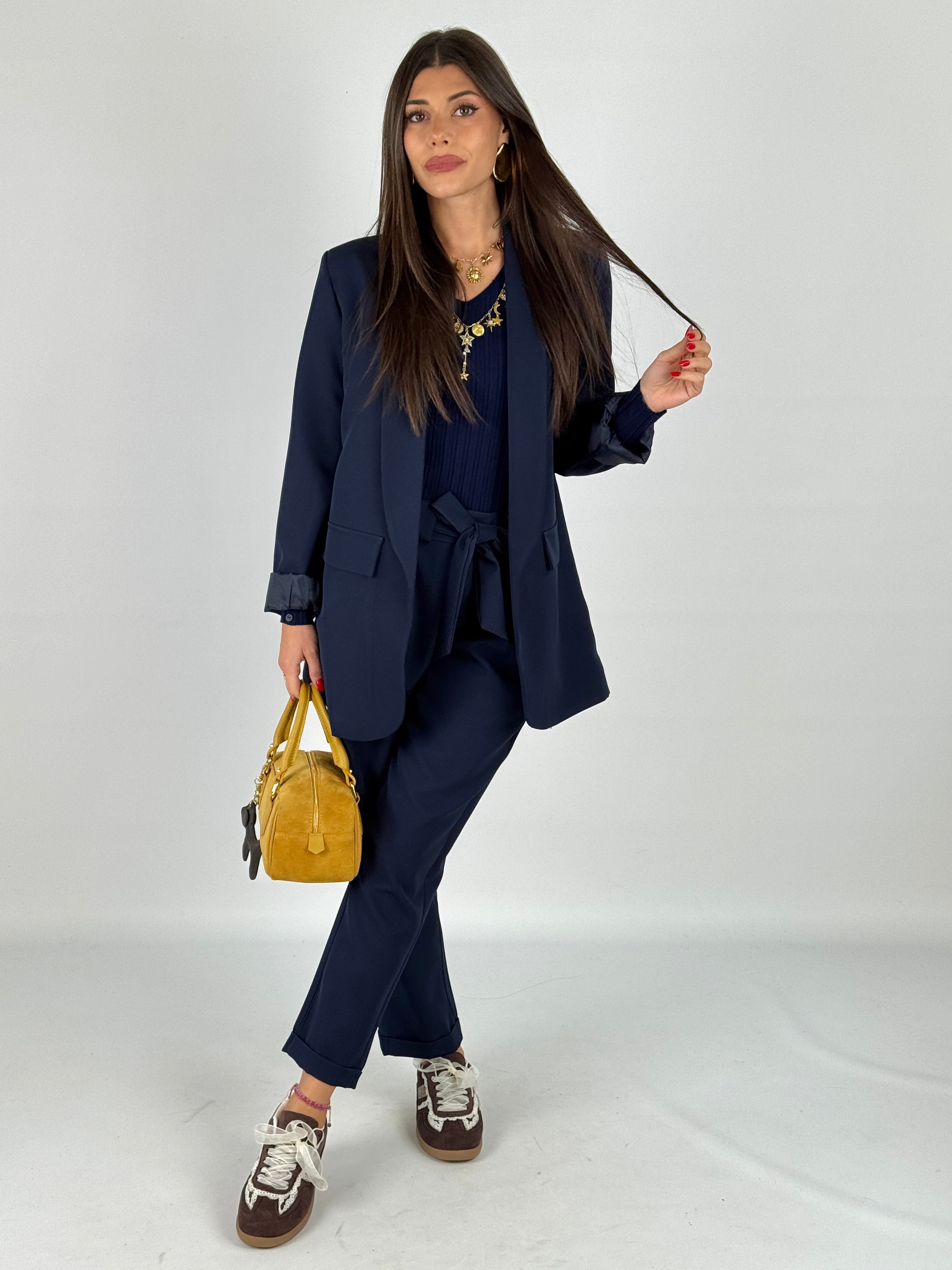 Giacca completo Amira blu notte