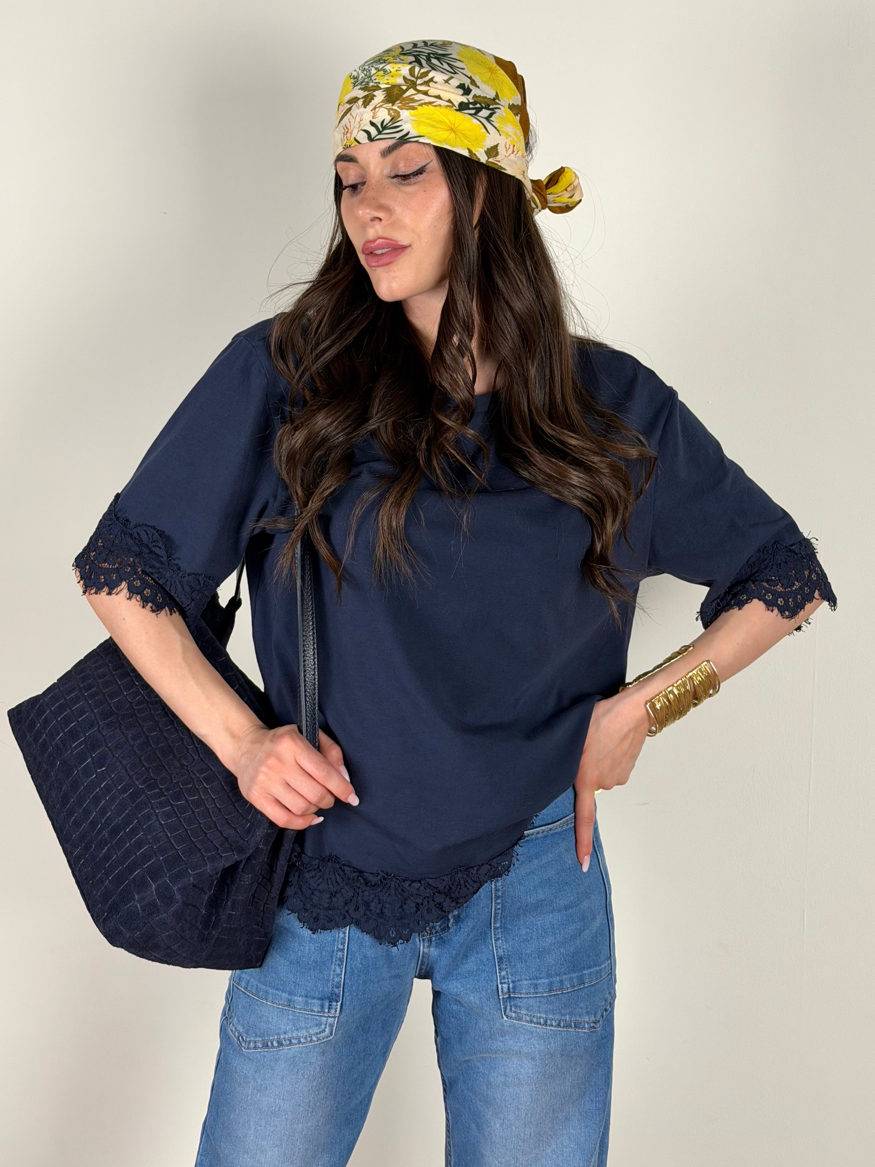 T-shirt Lara blu