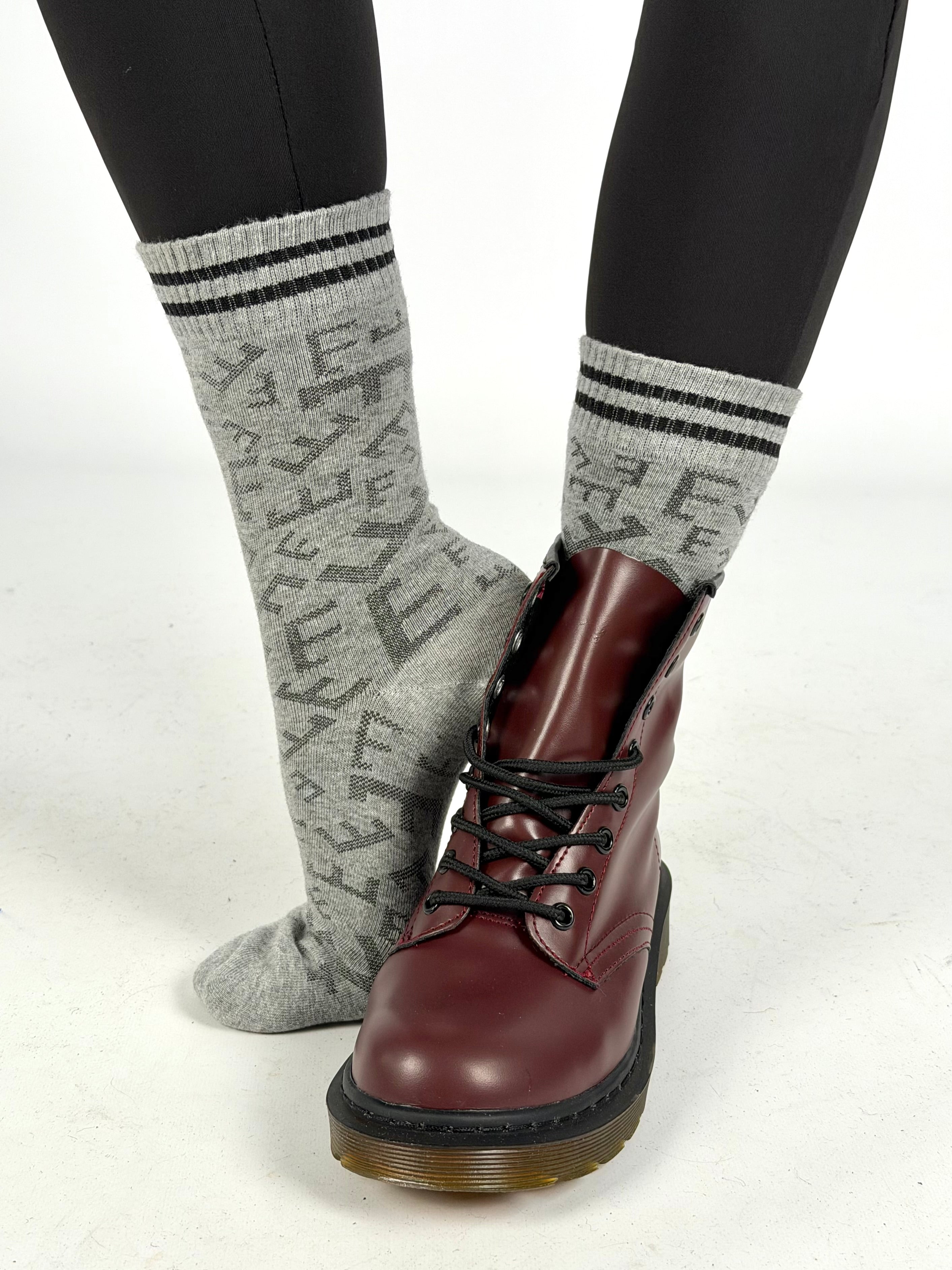 Calzini F e righe - 5 colori