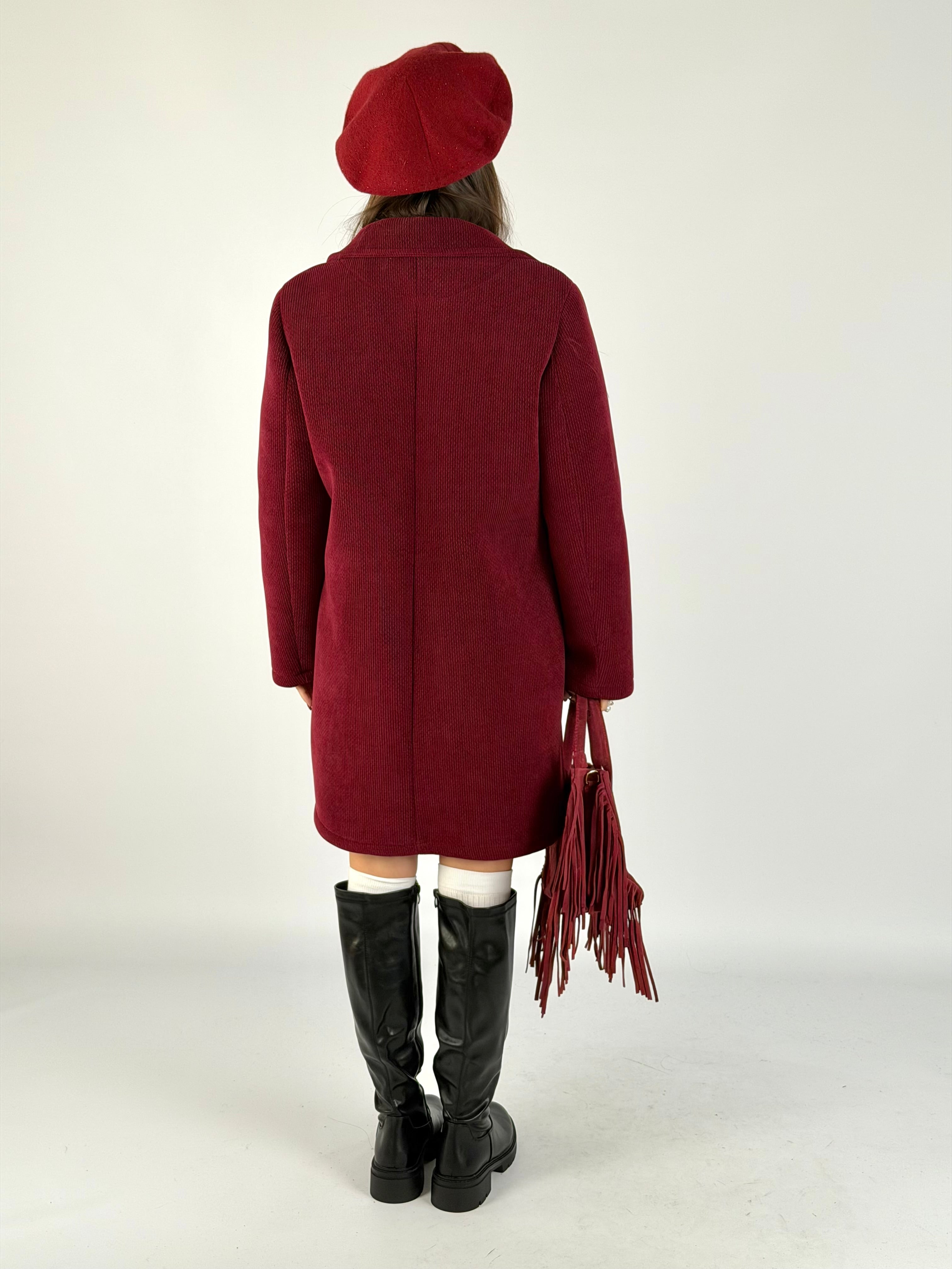 Cappotto Billy bordeaux