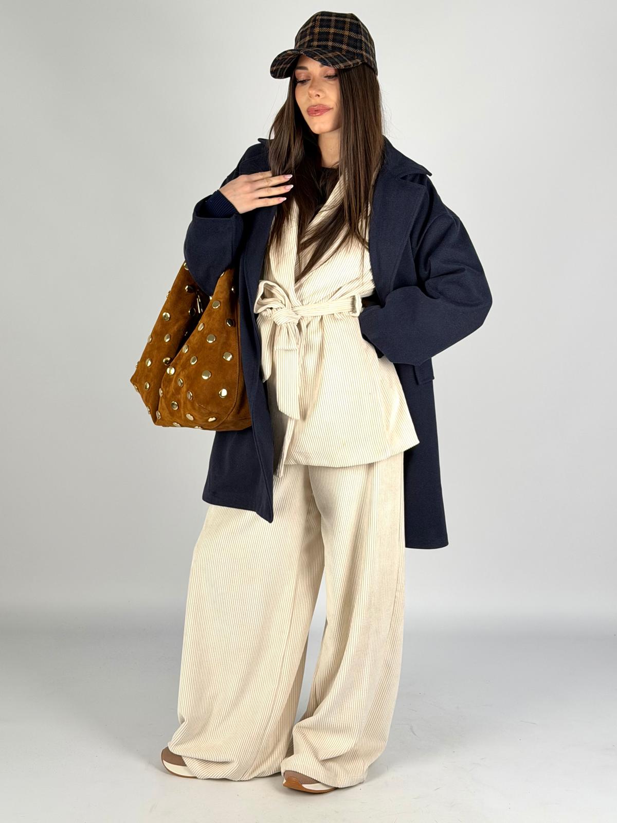 Cappotto bonton blu