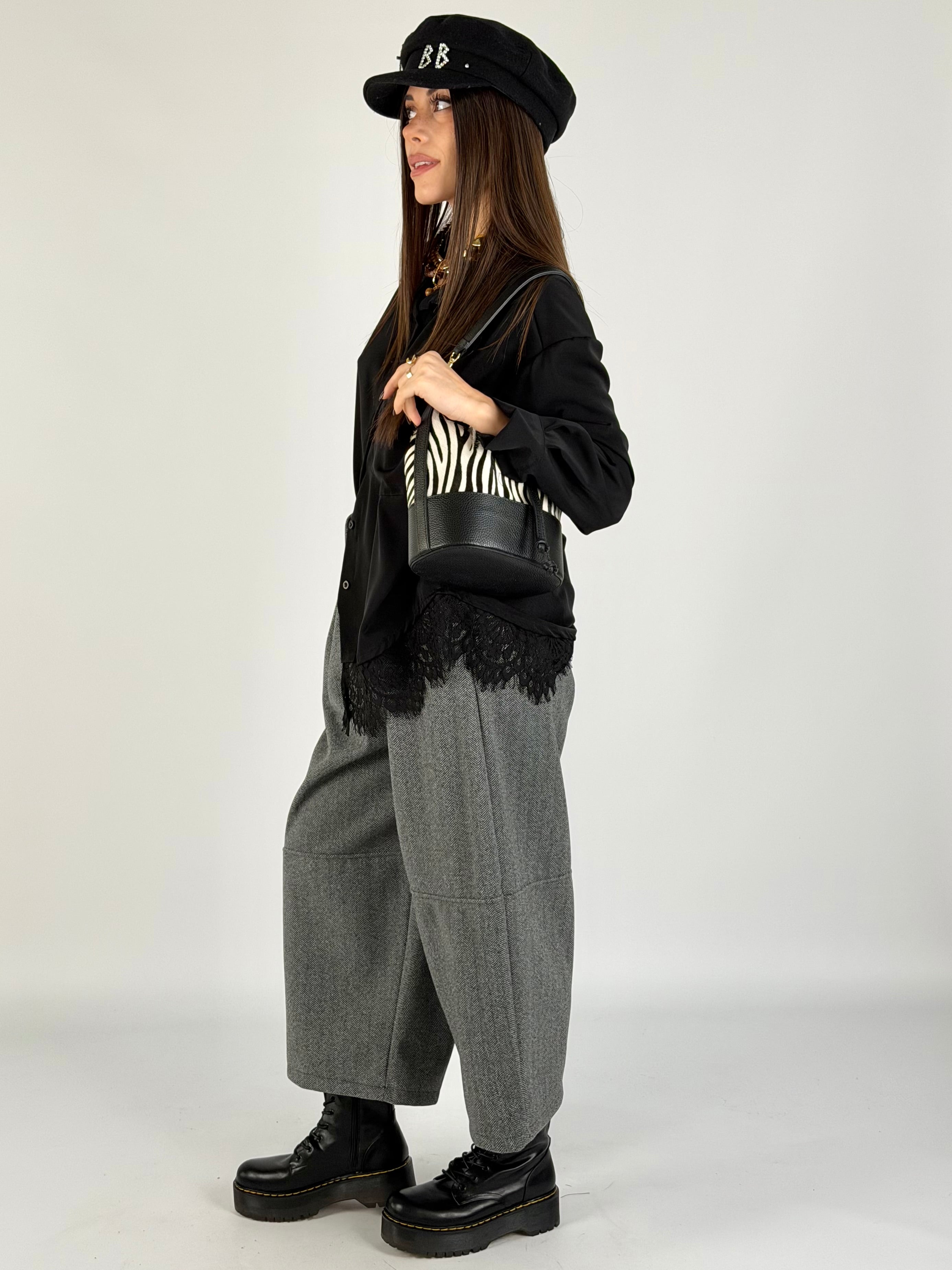 Pantalone Cecy grigio