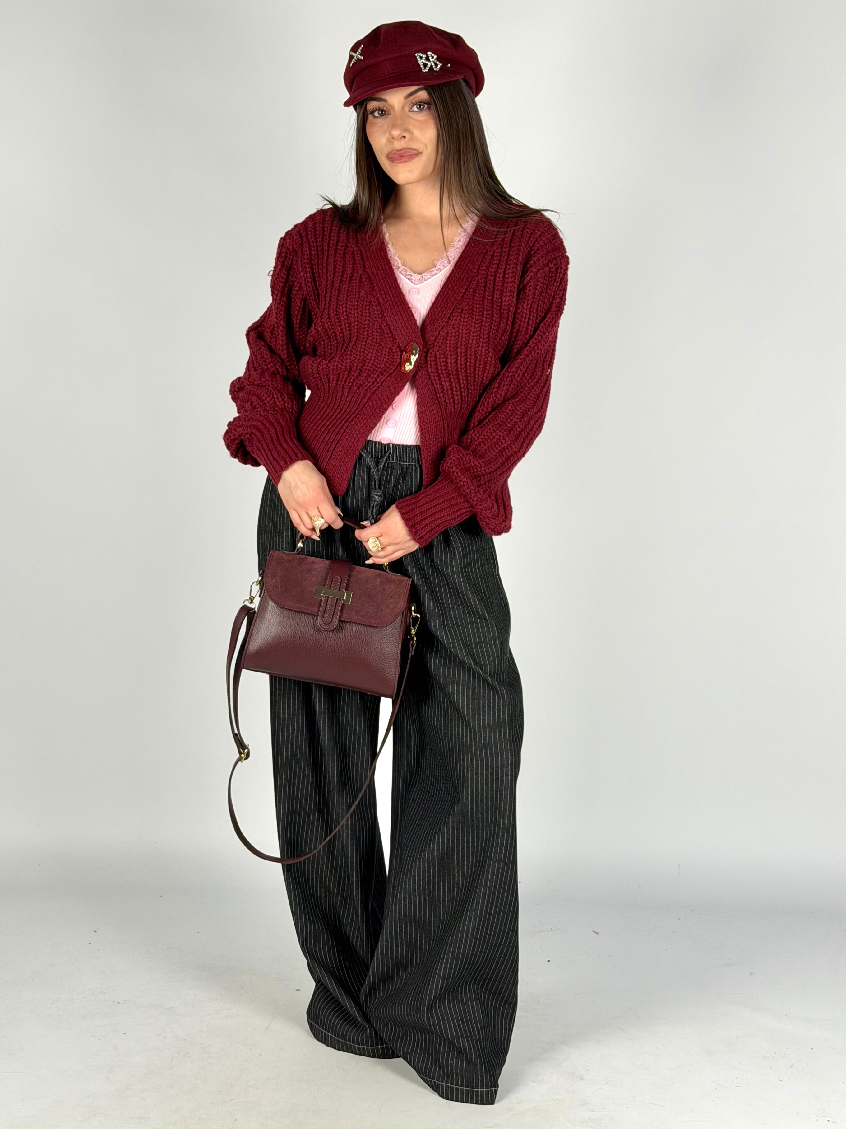 Maglia Amour bordeaux