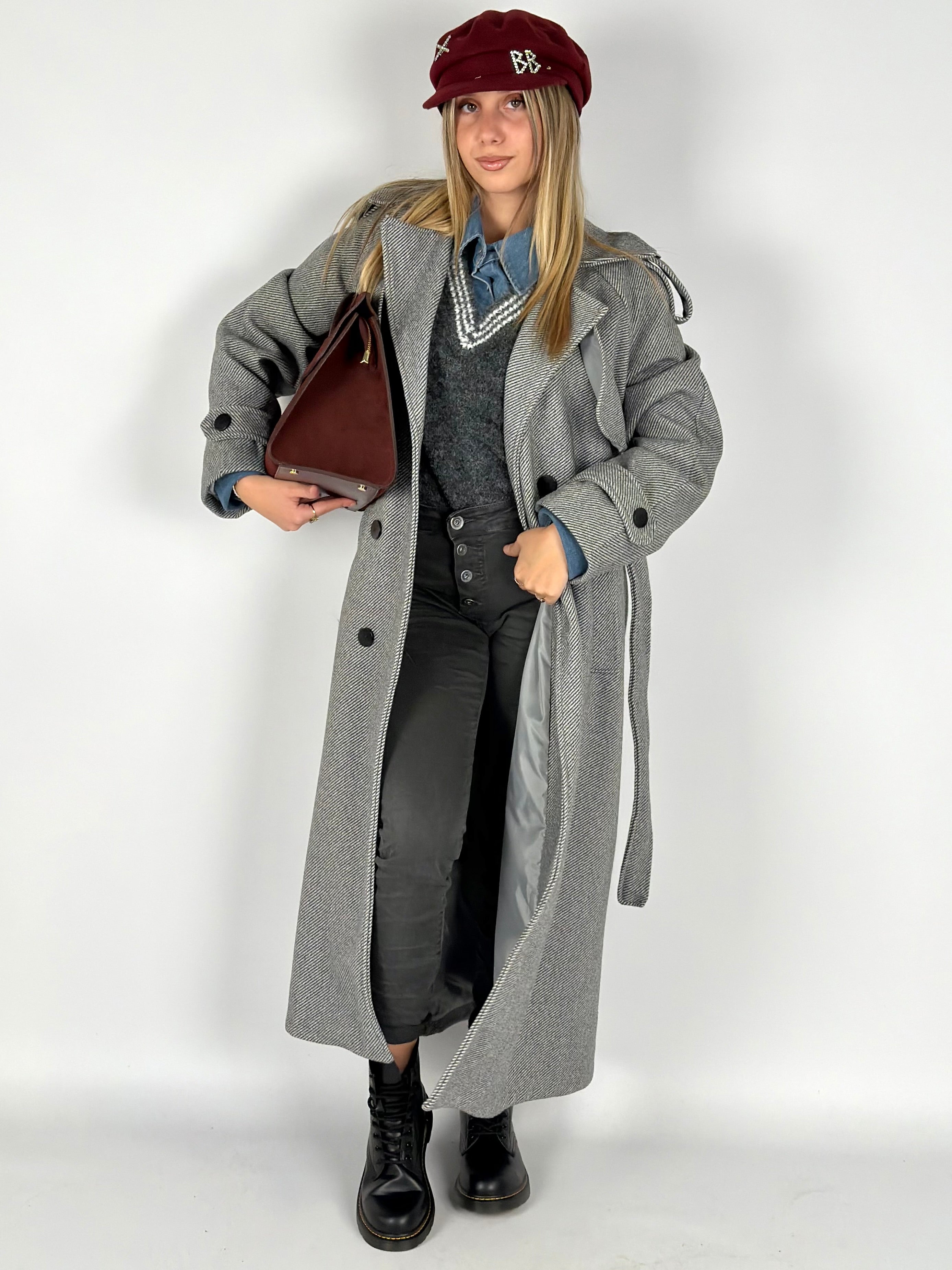 Cappotto Hanita nero