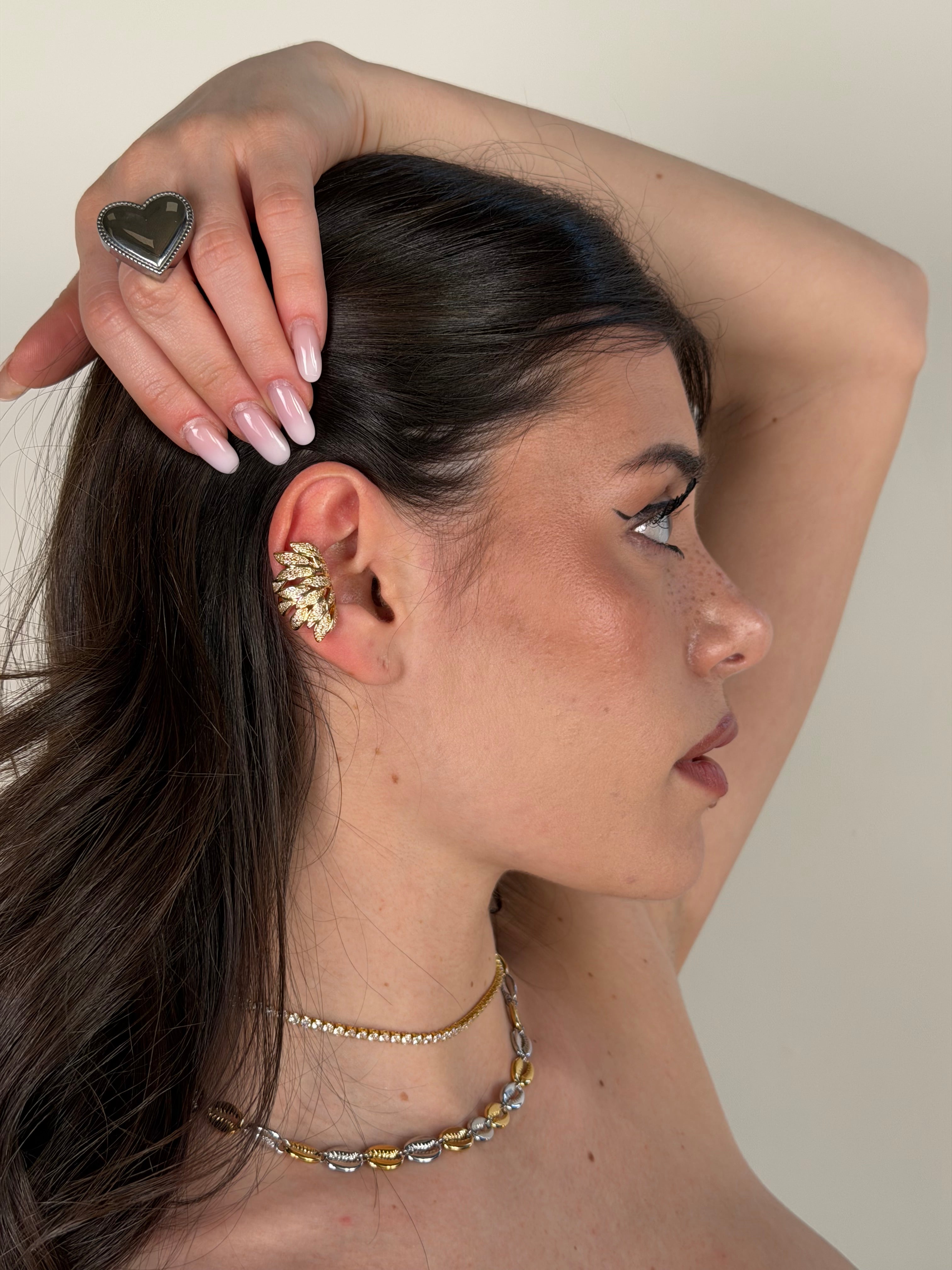 Earcuff Foglia - 2 colori