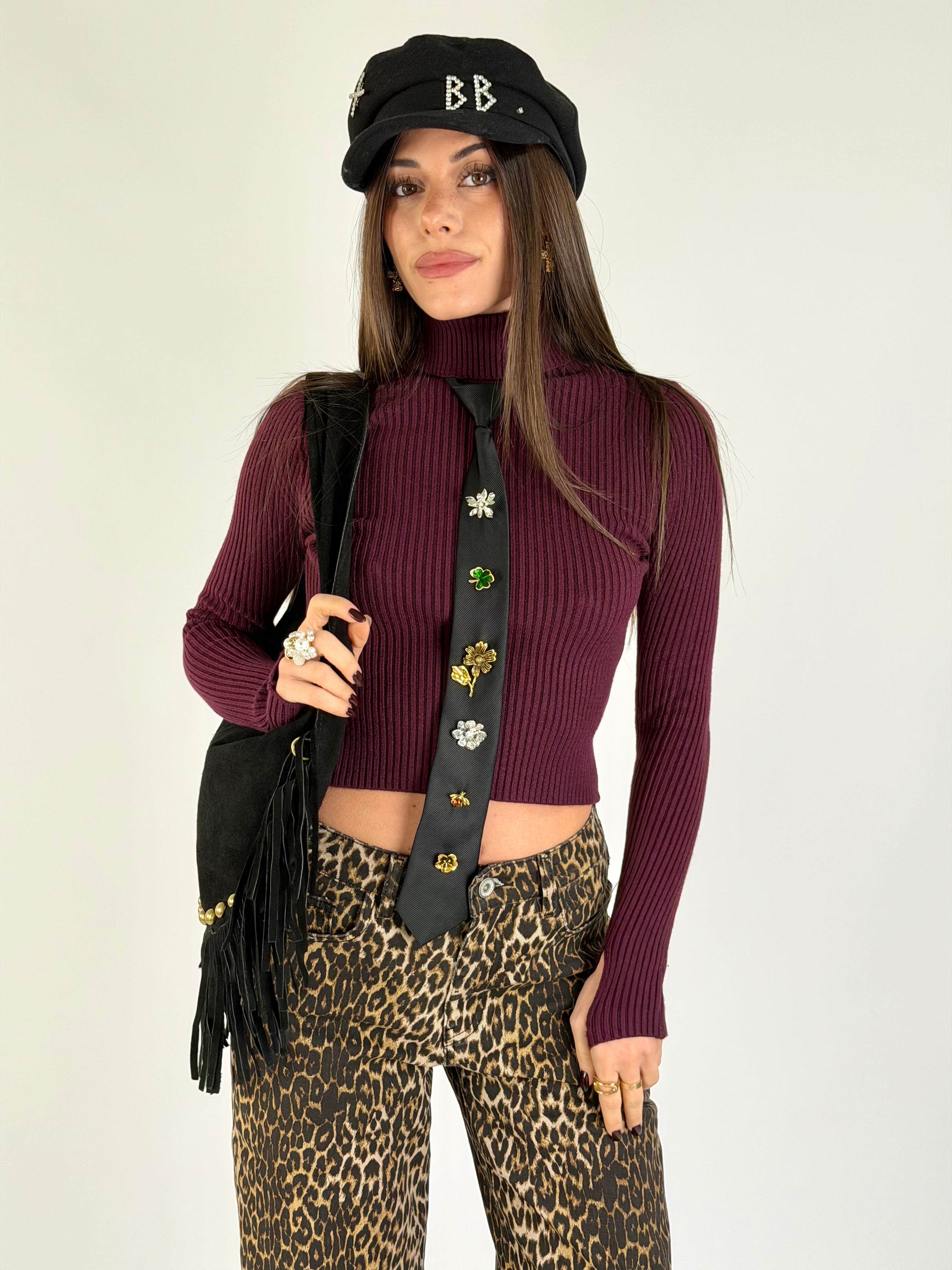 Maglia Safari bordeaux