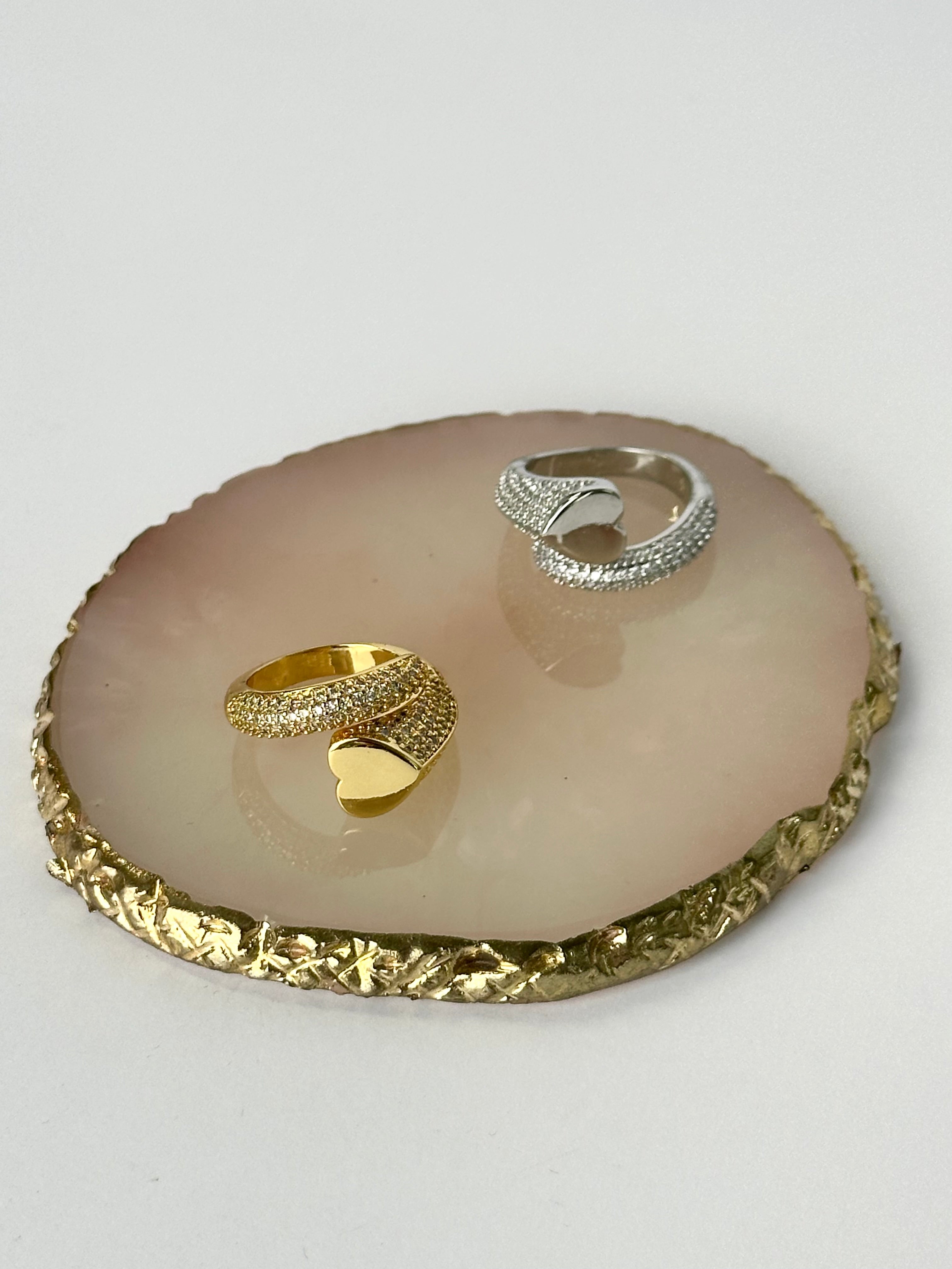 Anello maxi round luce